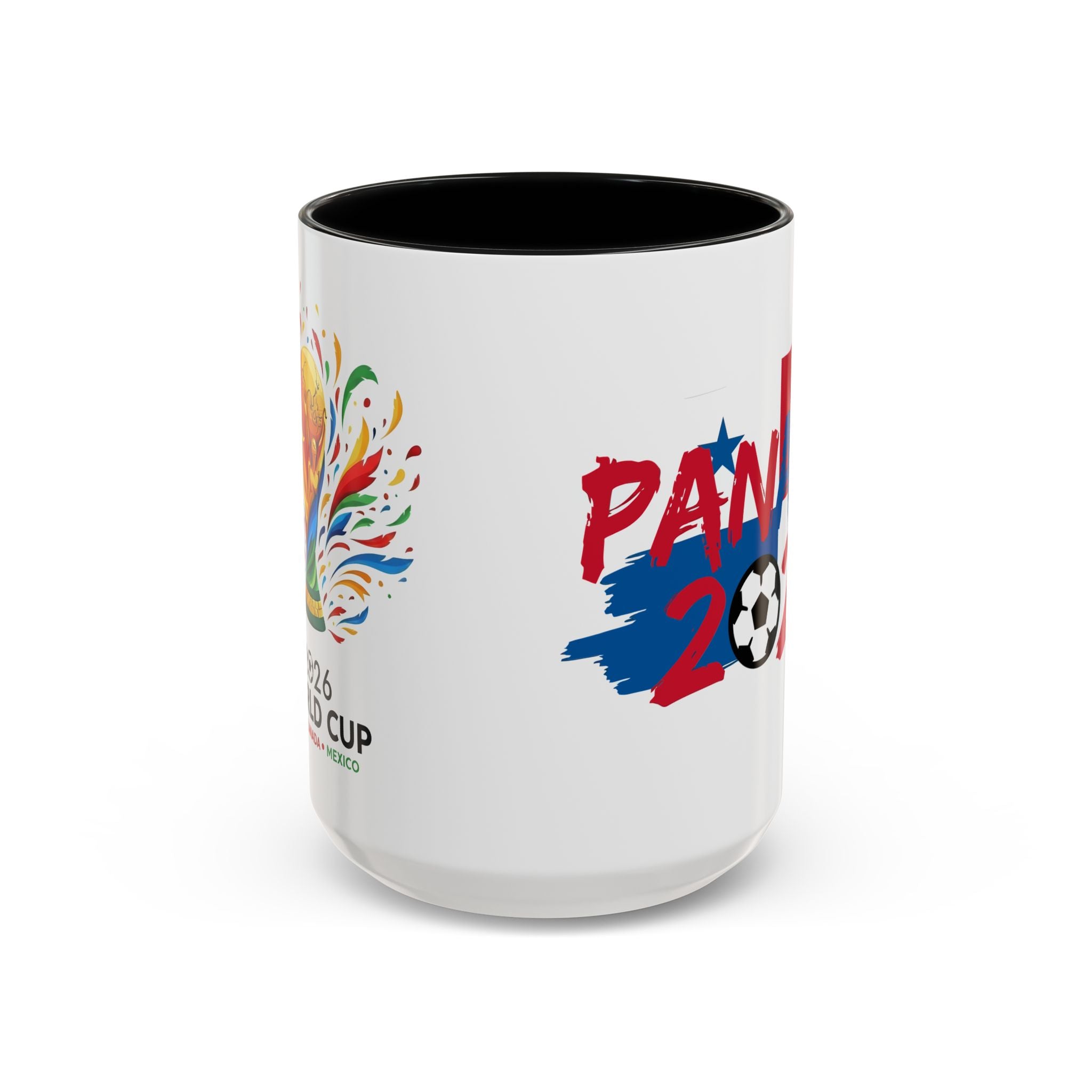 Panama 2026 Soccer Logo Accent Mug | 11oz 15oz, World Cup 2026, Gift for Dad