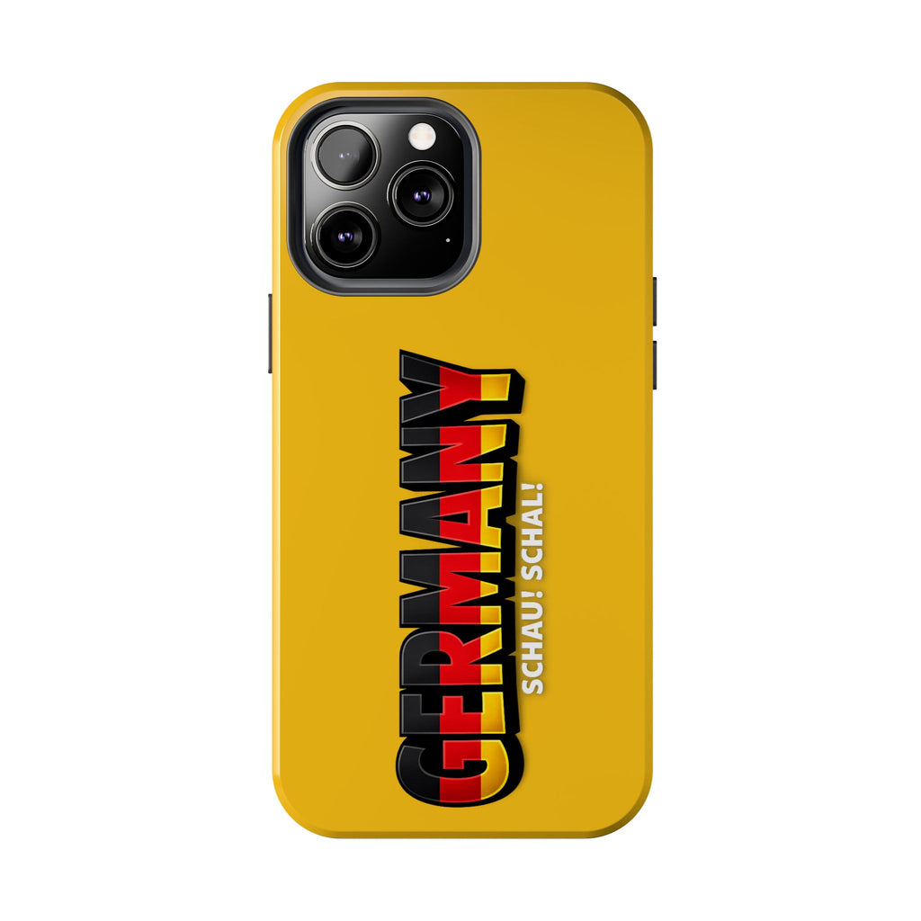 Germany Text Phone Case | Soccer Fan Phone Case, Protective, Glossy, World Cup 2026