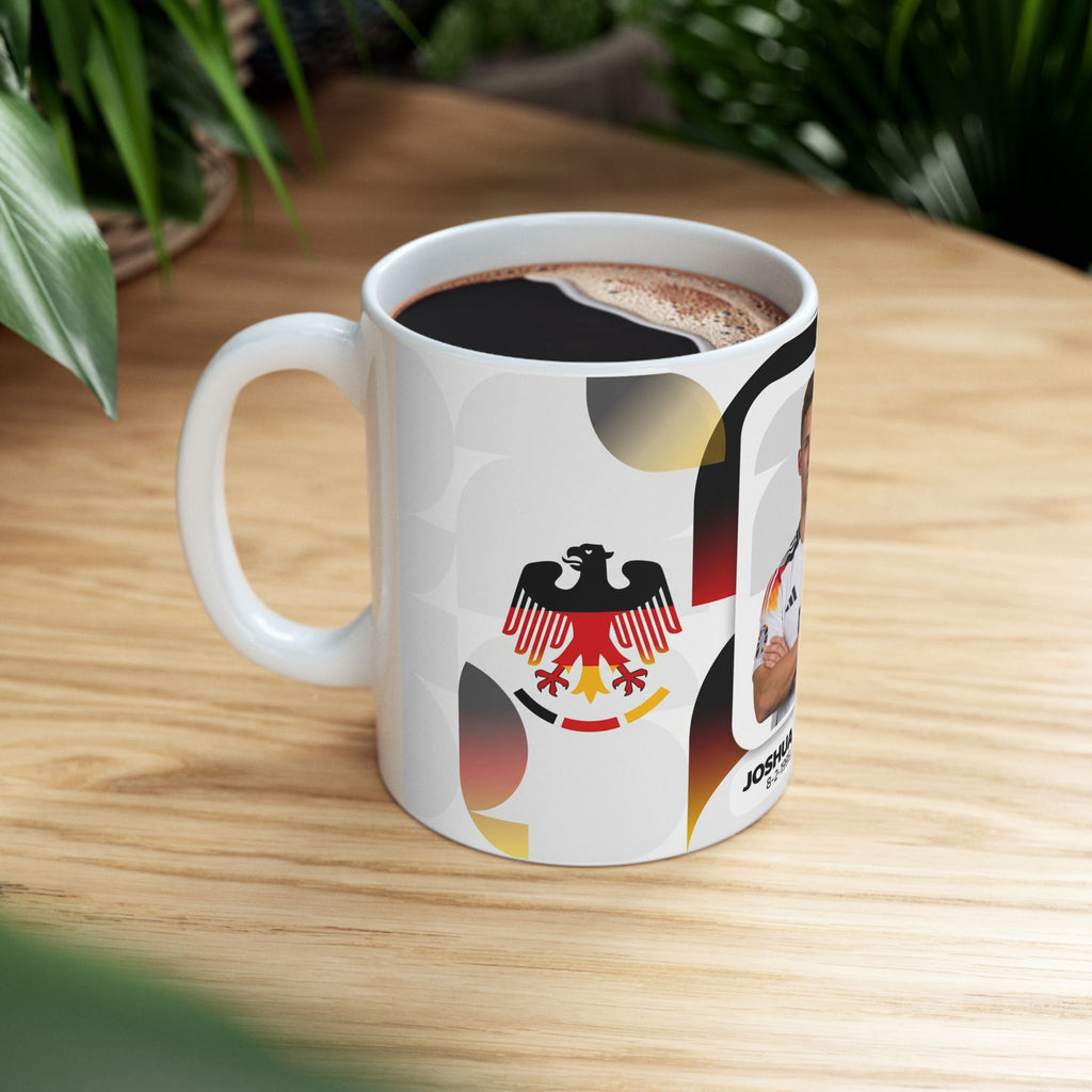 Germany Soccer Player Joshua Kimmich Mug – Ceramic Coffee Mug (11oz/15oz), World Cup 2026 Mugs