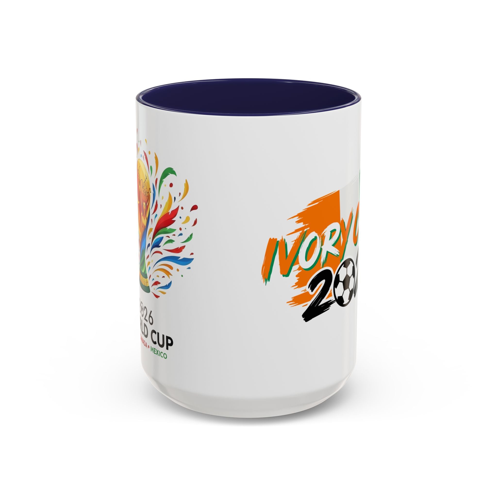 Ivory Coast 2026 Soccer Logo Mug | Accent Coffee Mug 11oz 15oz,Soccer World Cup 2026, Gifts for Dad