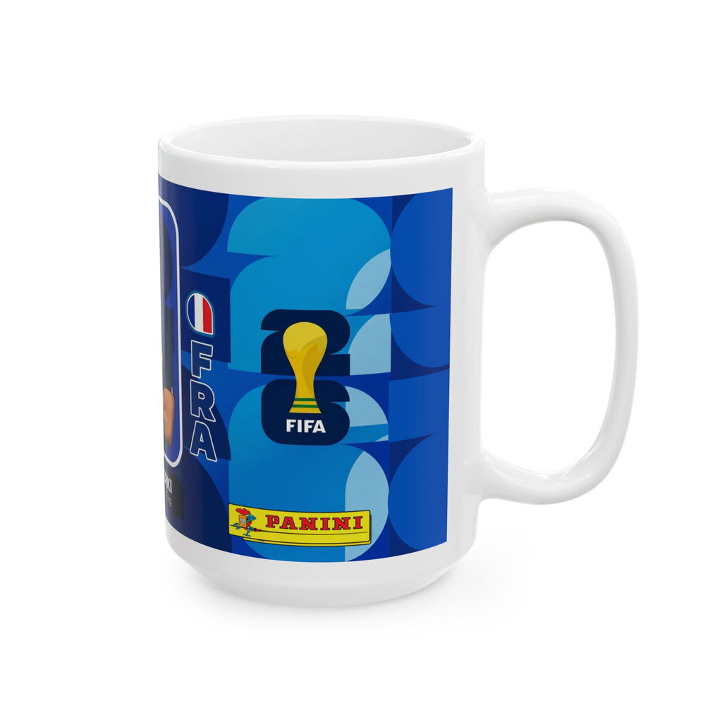France Rayan Cherki Soccer Player Ceramic Mug — Coffee Cup 11oz/15oz, World Cup 2026 Mugs