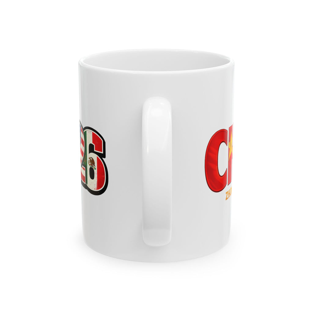 China World Cup 2026 Mug | China Flag, Ceramic Coffee Cup, Gift For Dad