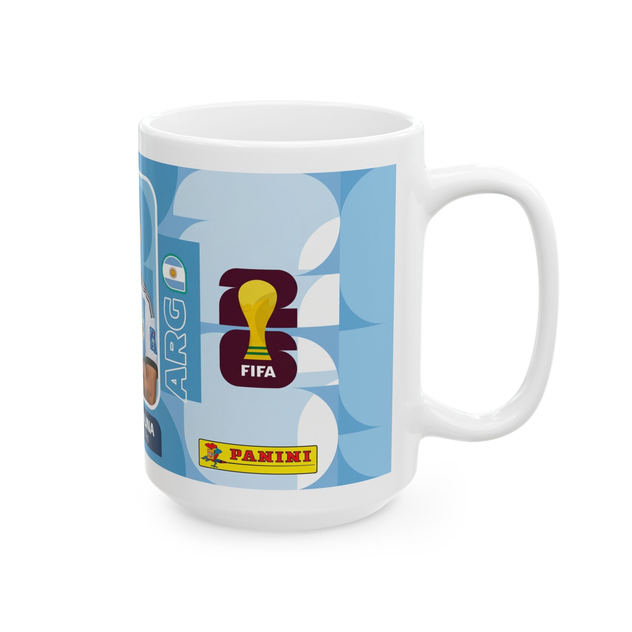 Argentina Soccer Player Nahuel Molina Mug — Ceramic Coffee Cup (11oz/15oz), World Cup 2026 Mugs