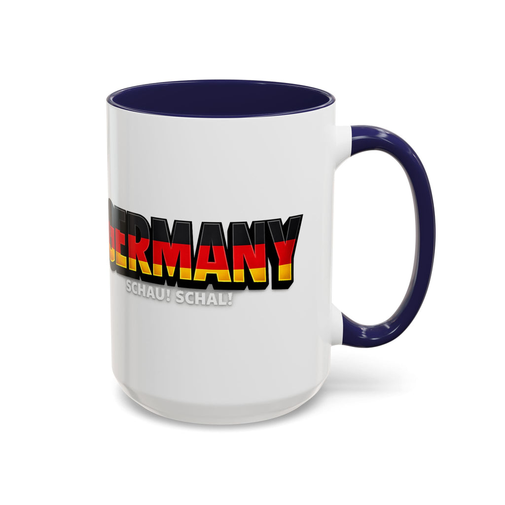 Germany flag text Mug | Accent Coffee Mug 11oz or 15oz, World Cup 2026, Gift for Dad
