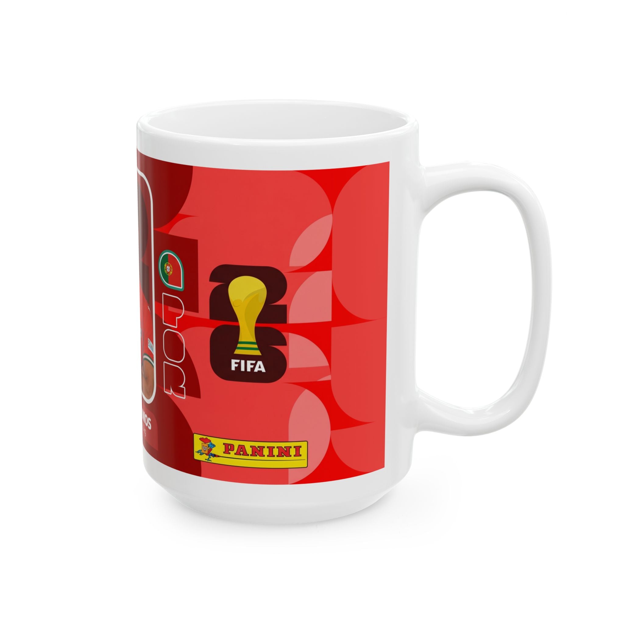 Portugal Soccer Player Goncalo Ramos Ceramic Mug (11oz, 15oz), World Cup 2026 Mugs