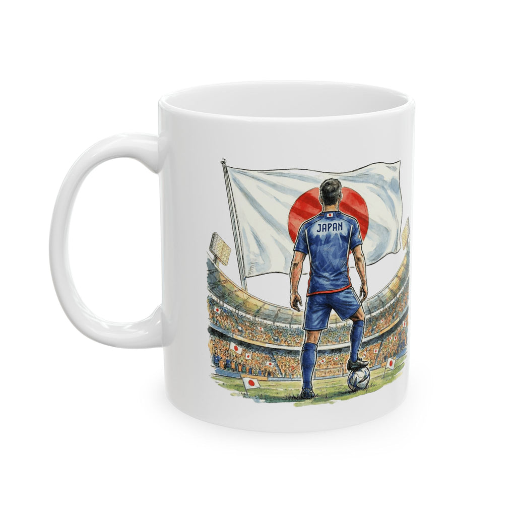 Japan World Cup 2026 Mug, Ceramic Cup, Japan Flag, Gift For Soccer Fan