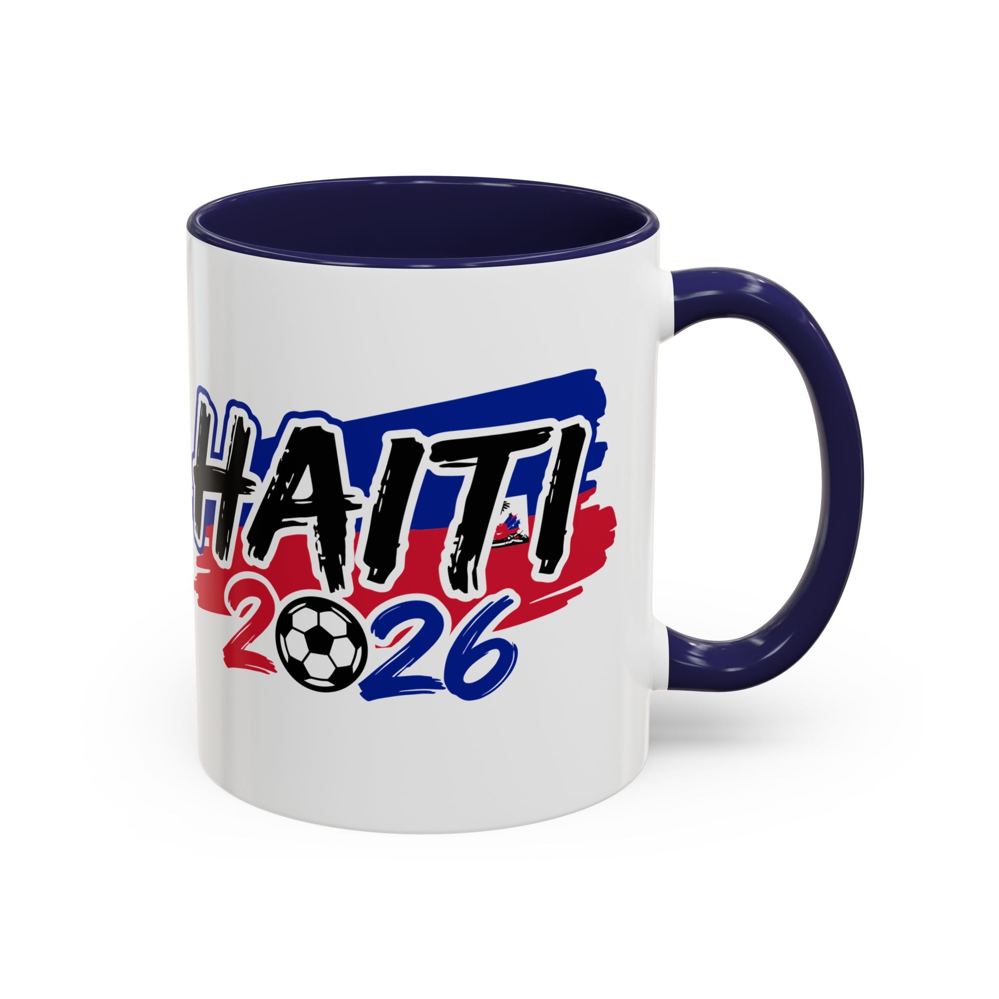 Haiti 2026 Soccer Graphic Mug | Accent Coffee Mug,Soccer World Cup 2026, Gift for Dad