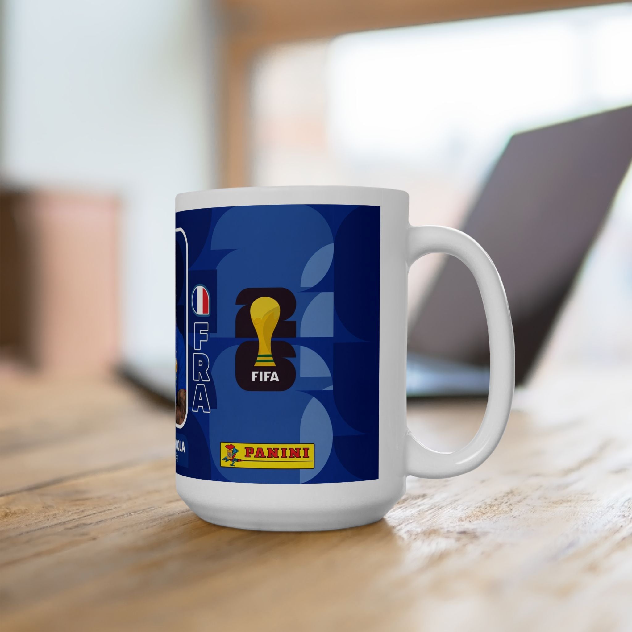 France Bradley Barcola Soccer Player Mug – Ceramic Coffee Cup (11oz/15oz), World Cup 2026 Mugs