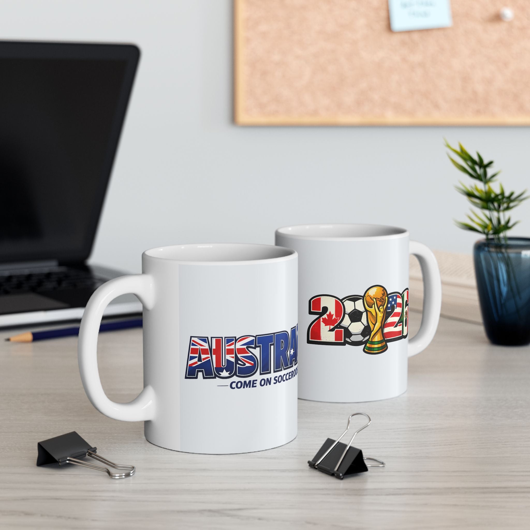 Australia World Cup 2026 Soccer Mug | Australia Flag, Ceramic Coffee Mug, Gift For Dad