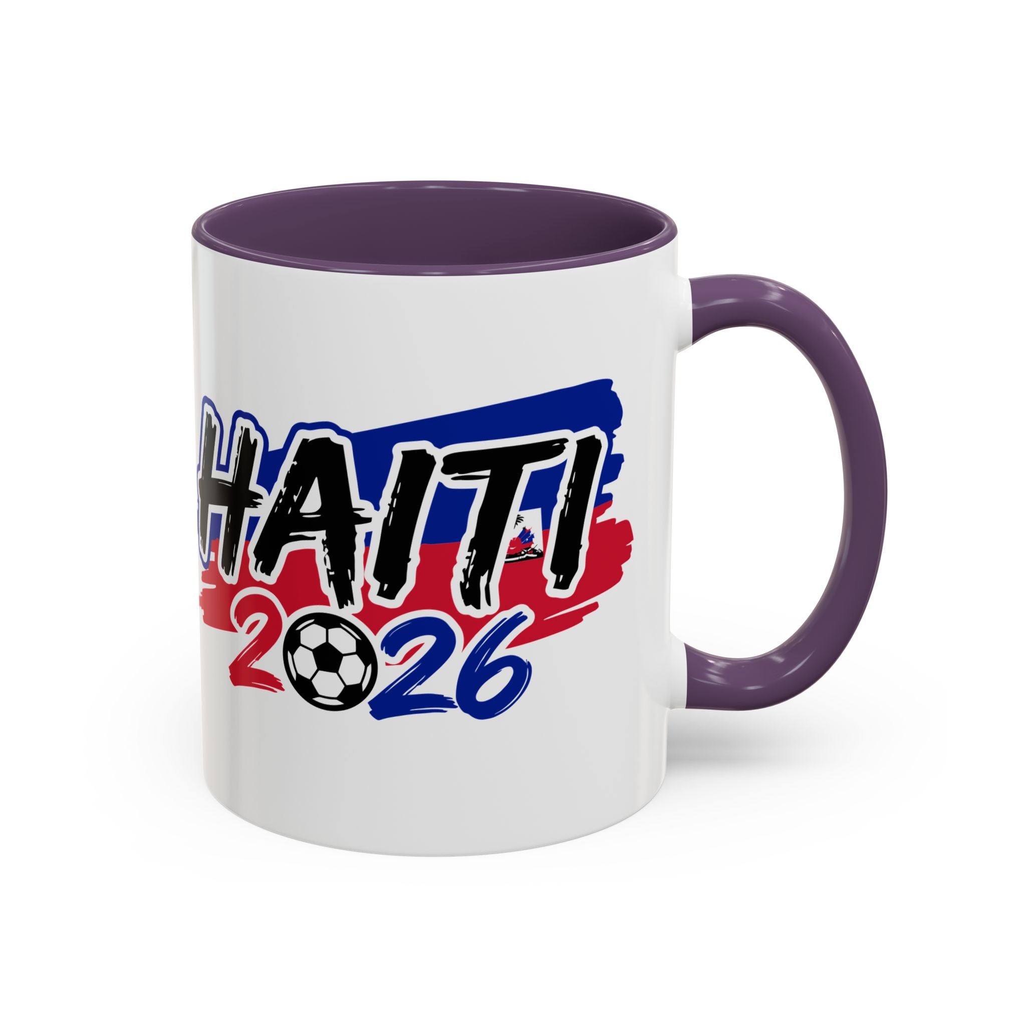 Haiti 2026 Soccer Graphic Mug | Accent Coffee Mug,Soccer World Cup 2026, Gift for Dad