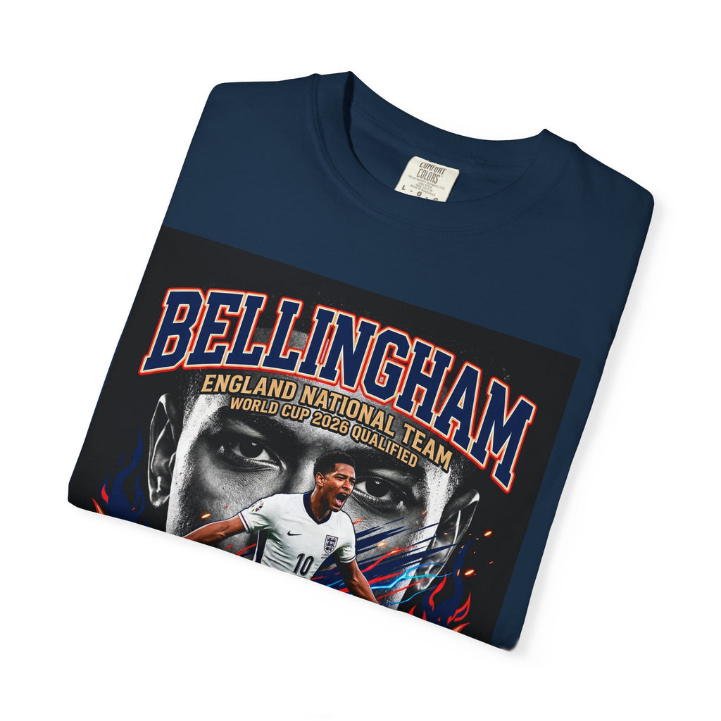 England World Cup 2026 T-shirt, Bellingham Collection Shirt, Gift for him, England Flag, Collectible