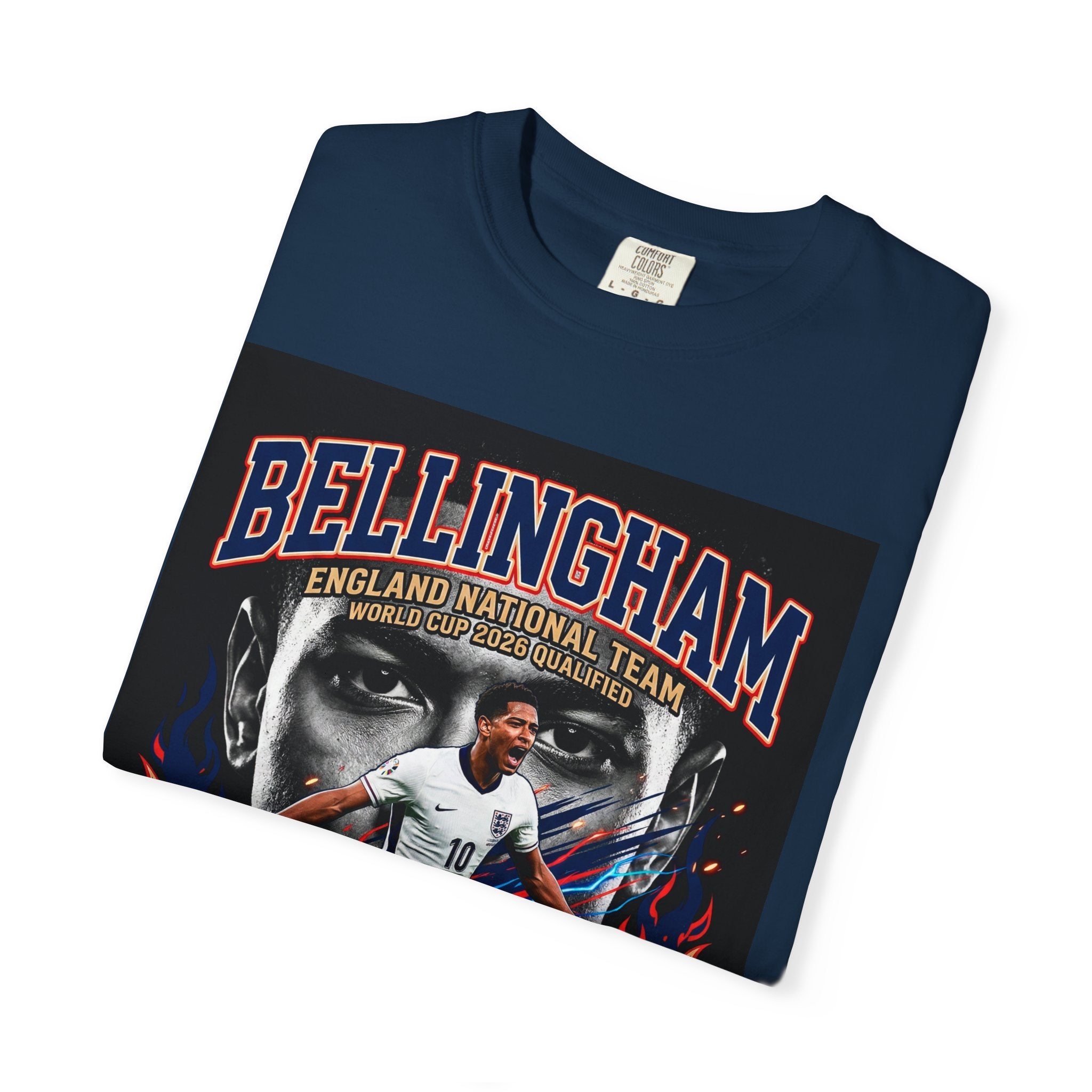 England World Cup 2026 T-shirt, Bellingham Collection Shirt, Gift for him, England Flag, Collectible