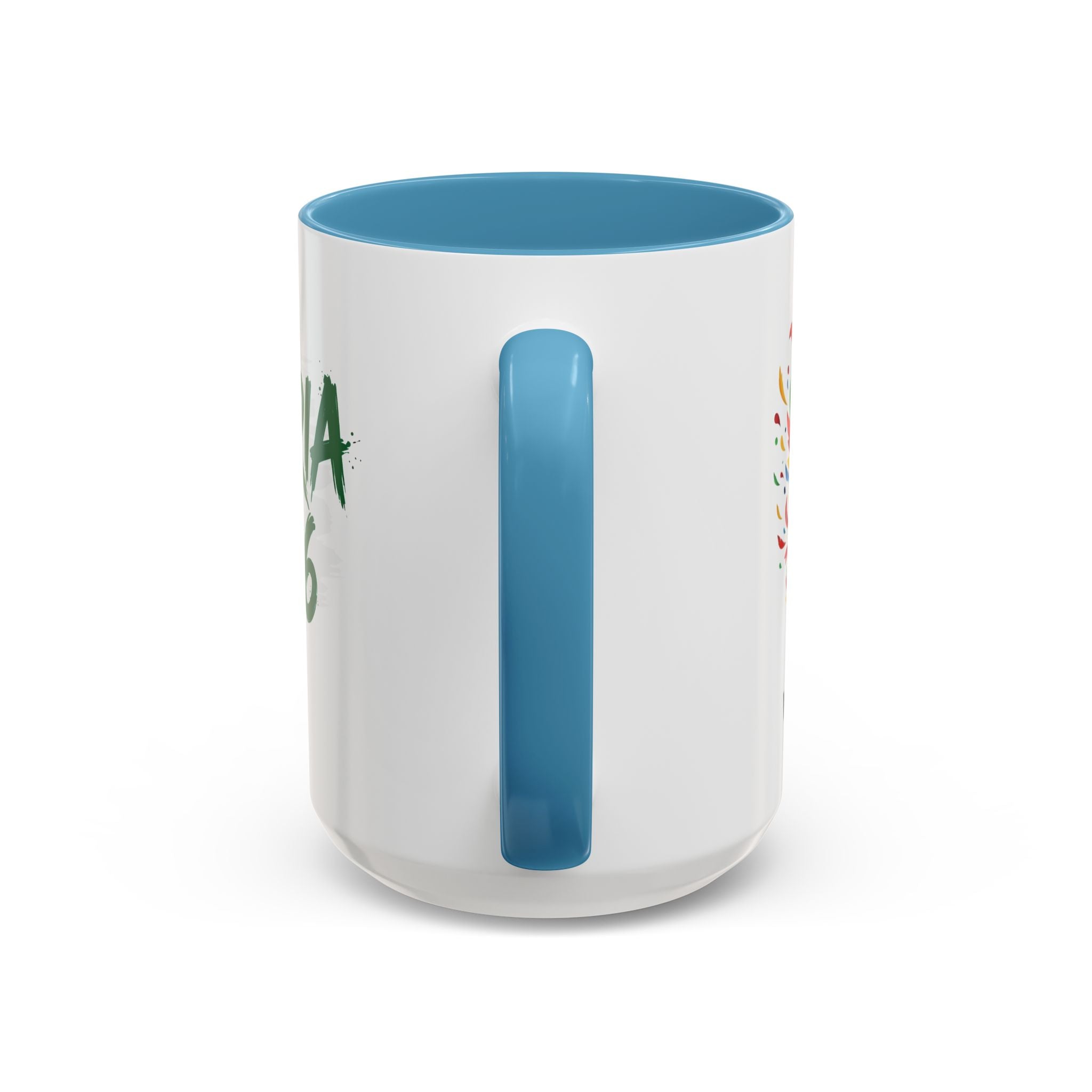 Algeria 2026 Soccer Logo Accent Coffee Mug | 11oz 15oz, Soccer World Cup 2026, Gifts for Dad
