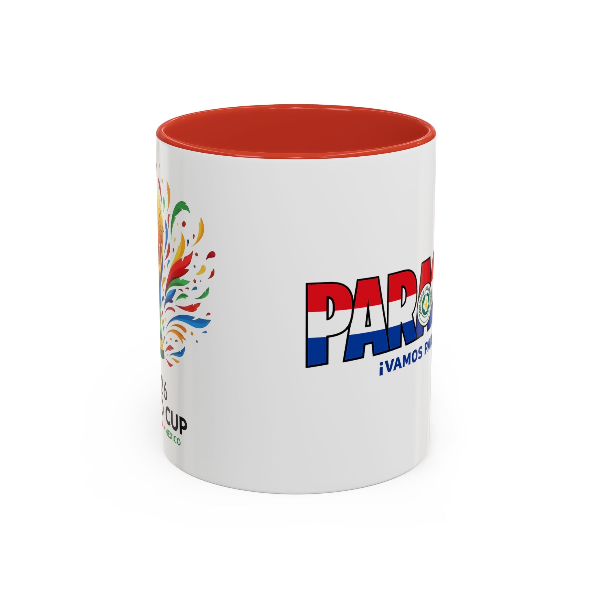 Paraguay Vamos Paraguay Mug | Accent Coffee Mug 11oz or 15oz, Soccer World Cup 2026, Gifts for Dad
