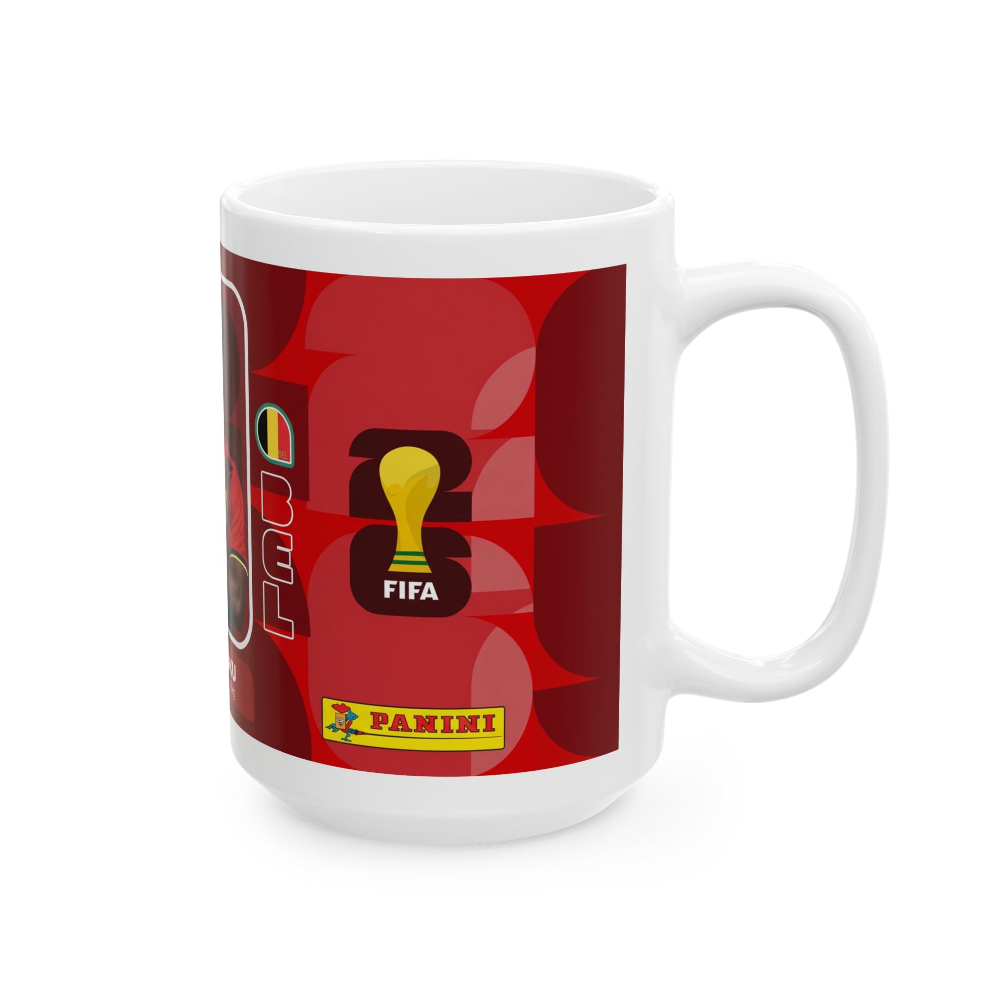 Belgium Soccer Player Jérémy Doku 11oz/15oz Ceramic Mug, World Cup 2026 Mugs