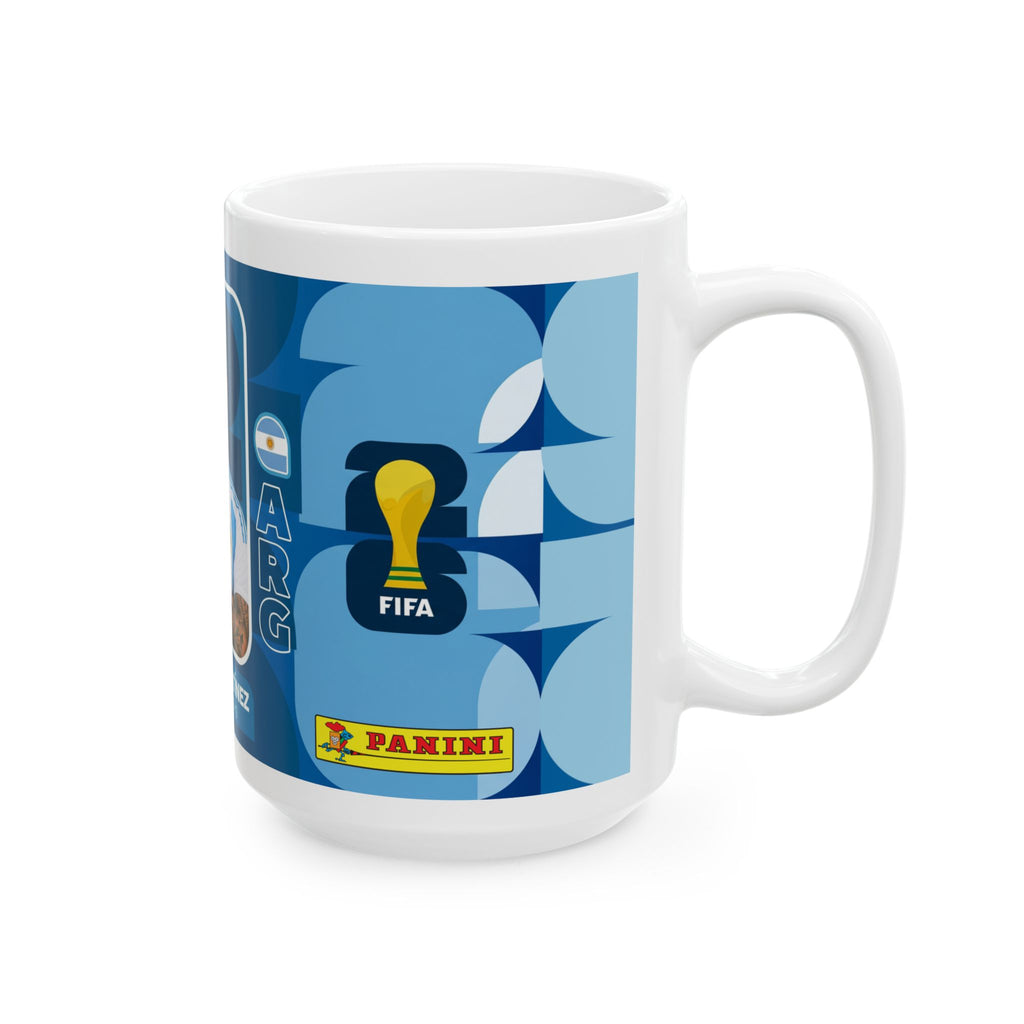 Argentina Soccer Player Lautaro Martínez Mug —  Ceramic Coffee Cup (11oz/15oz), World Cup 2026