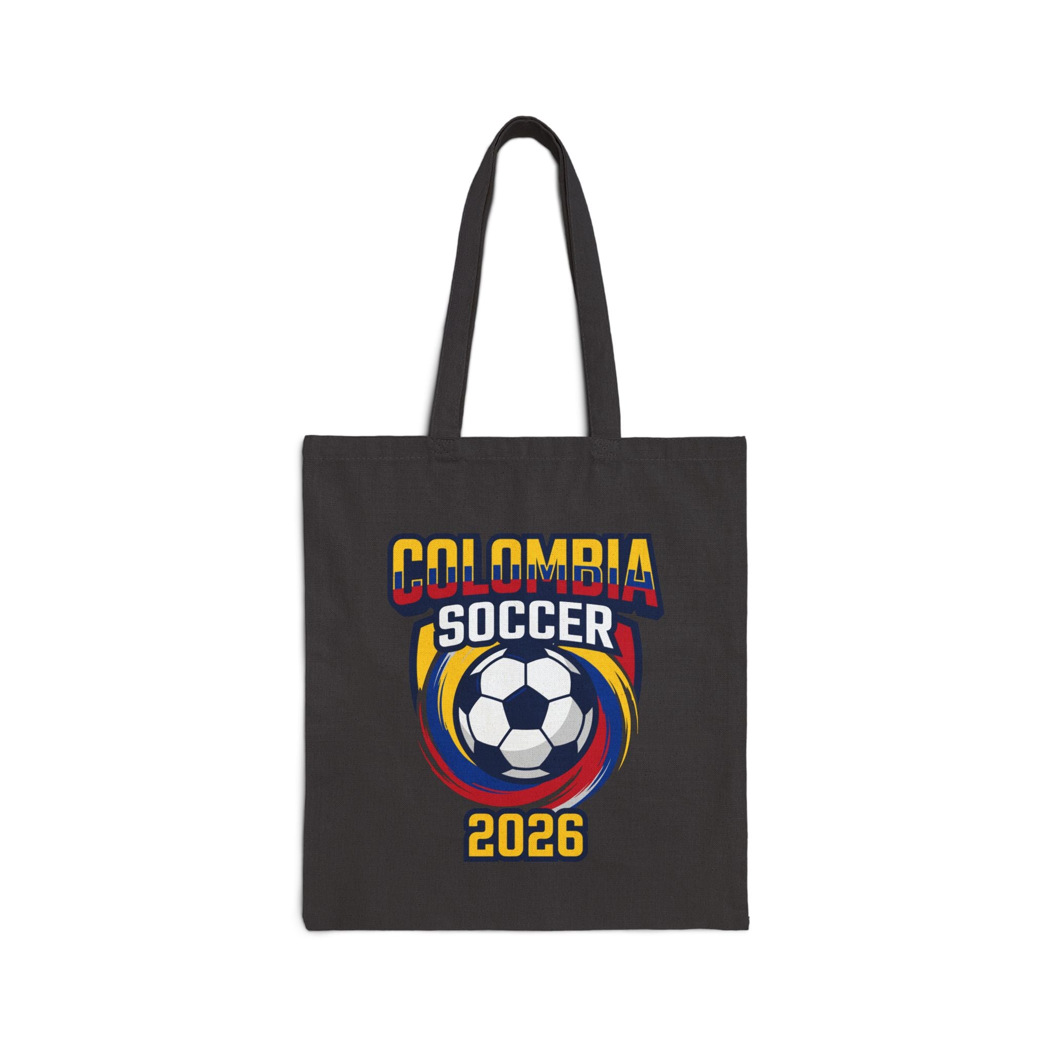 Colombia Soccer 2026 Tote Bag , World Cup Flags Soccer Ball, Mother's Day Gift