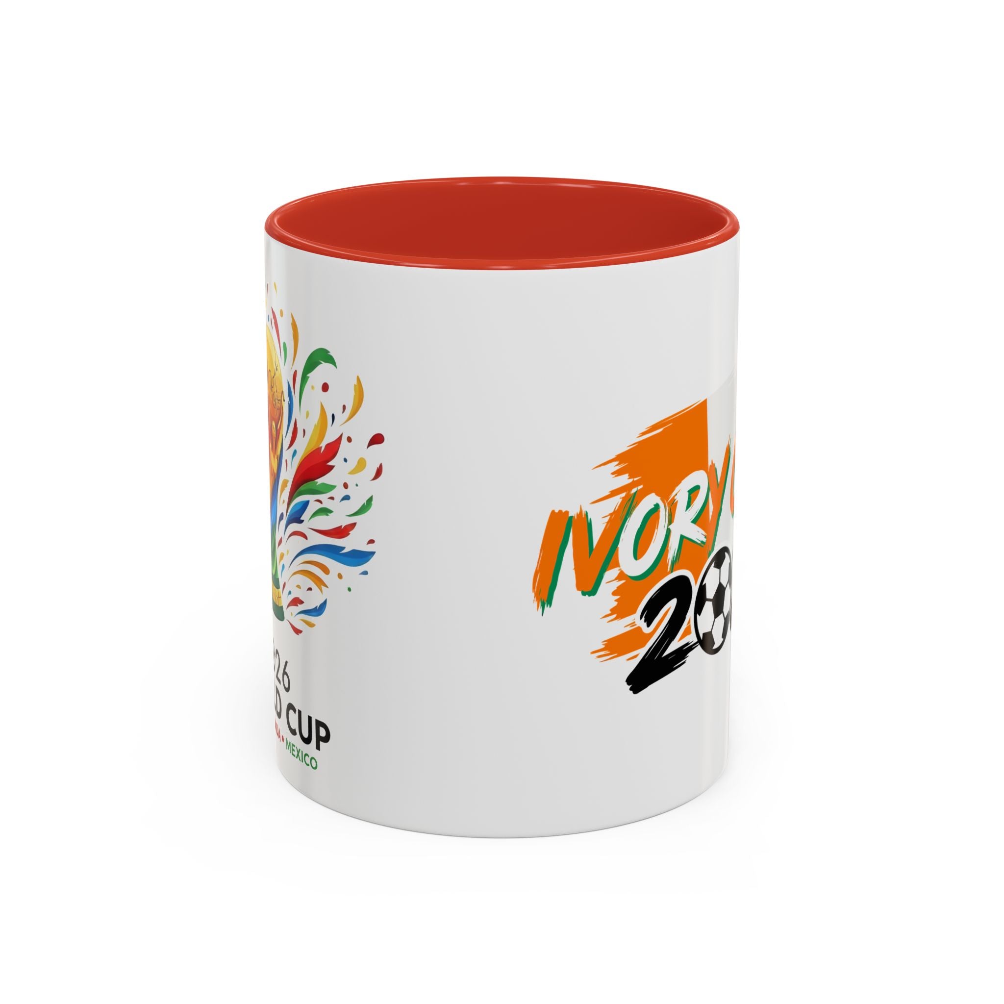Ivory Coast 2026 Soccer Logo Mug | Accent Coffee Mug 11oz 15oz,Soccer World Cup 2026, Gifts for Dad