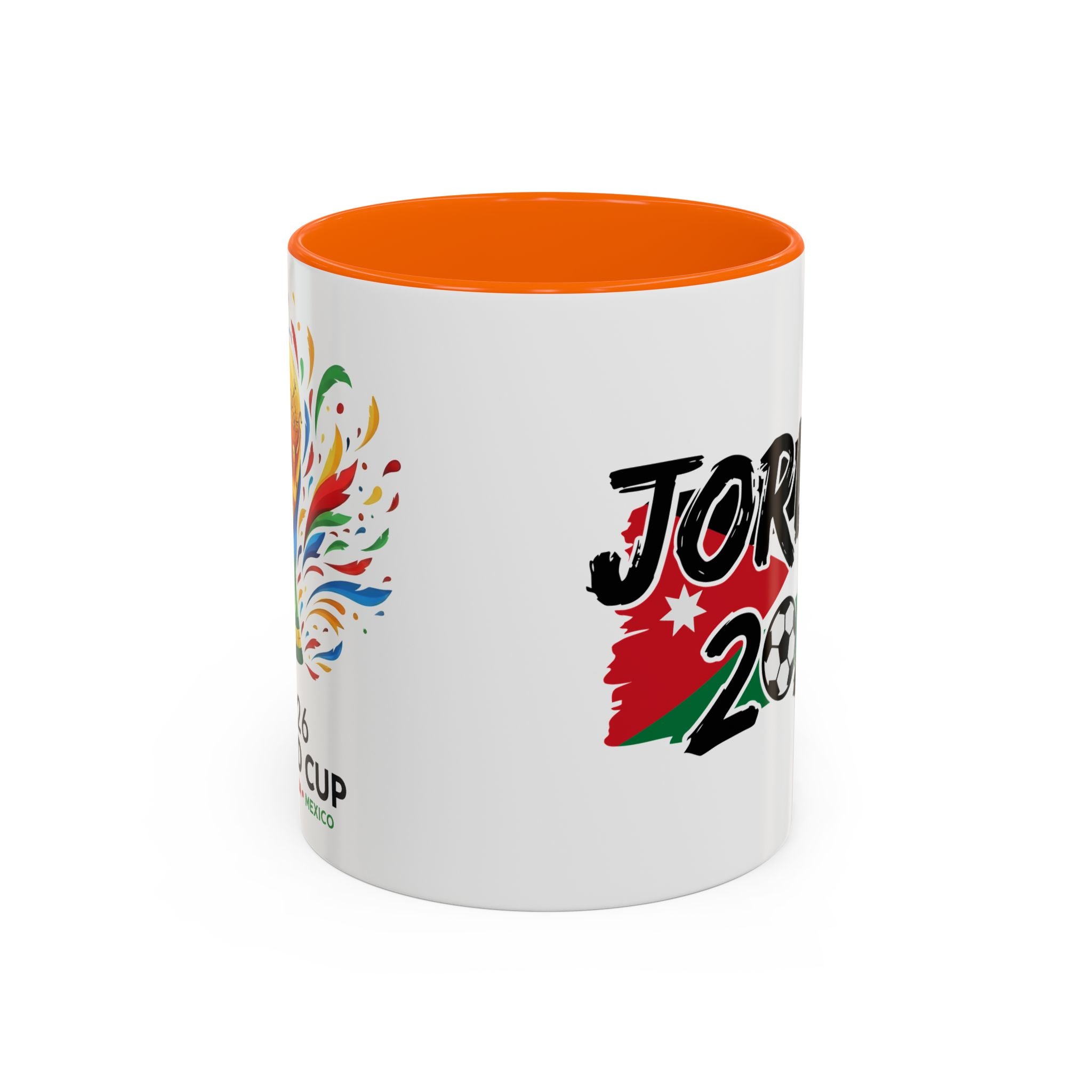 Jordan 2026 Soccer Logo Mug | Accent Coffee Mug 11oz 15oz, World Cup 2026, Gift for Dad