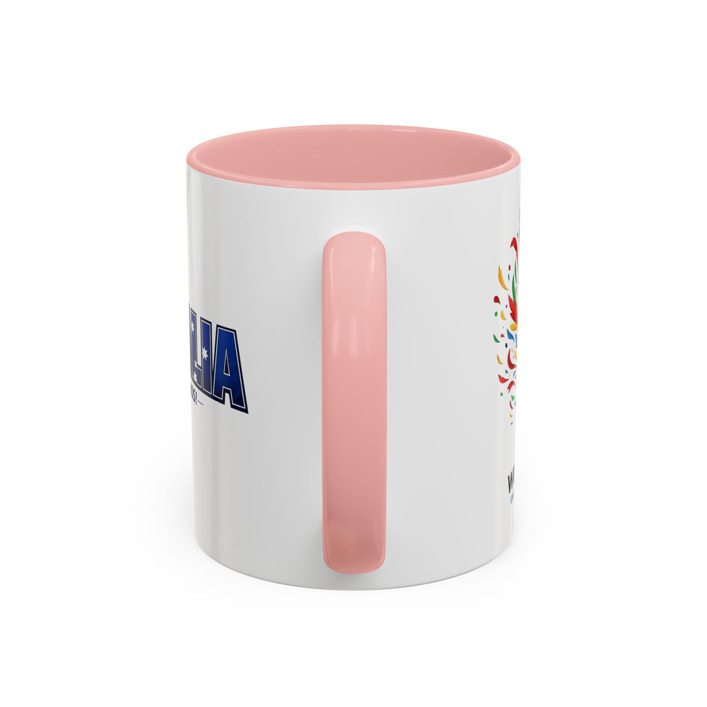 Australia Soccer Cheers Mug | Accent Coffee Mug 11oz 15oz