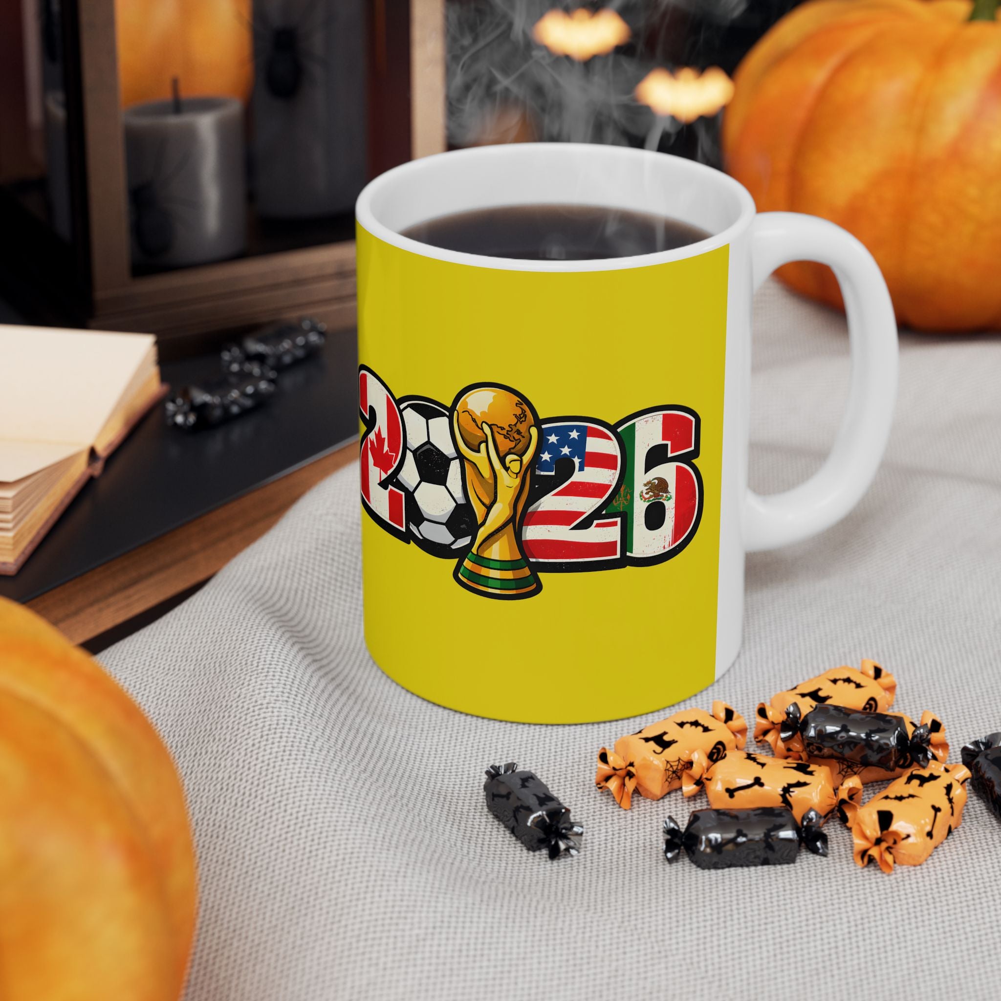 Colombia World Cup 2026 Soccer Mug, Ceramic Mug, Colombia Flag, Gift For Dad