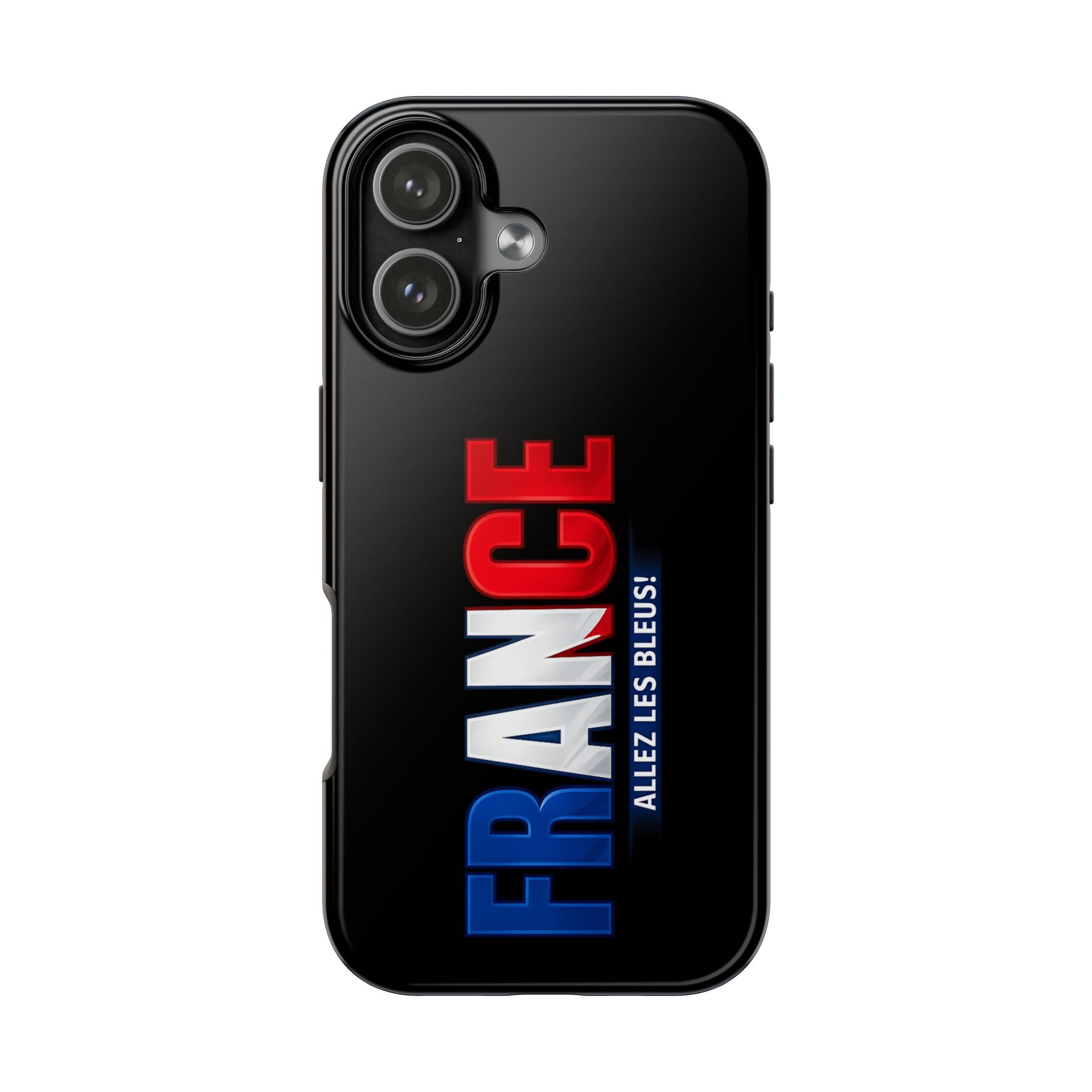 France tricolor vertical text Phone Case | Allez Les Bleus!, Cuctom Protective, Glossy Tough Cases, World Cup 2026