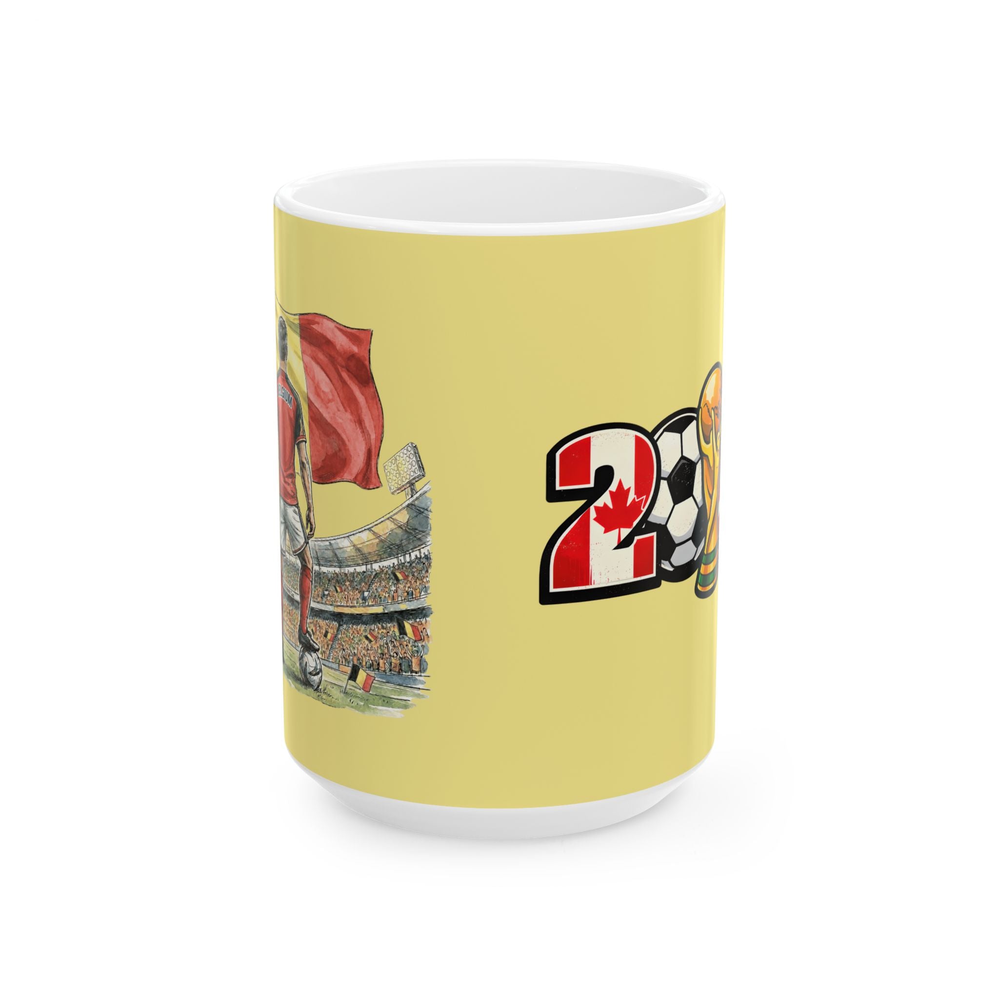 Belgium Ceramic Mug, World Cup 2026, Belgium Flag, Gift for Dad