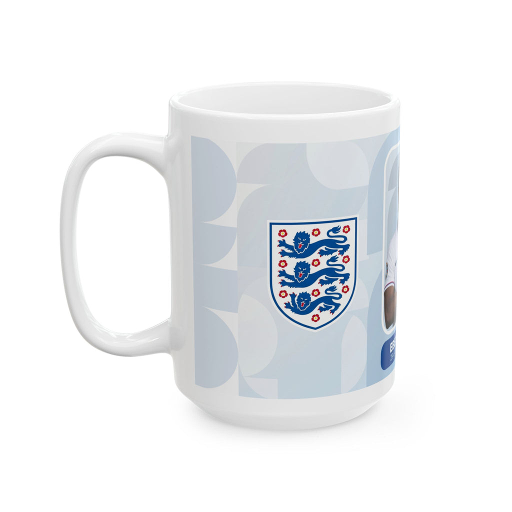 England Football Player Eberechi Eze Ceramic Mug — Soccer Collector Cup (11oz/15oz), World Cup 2026 Mugs