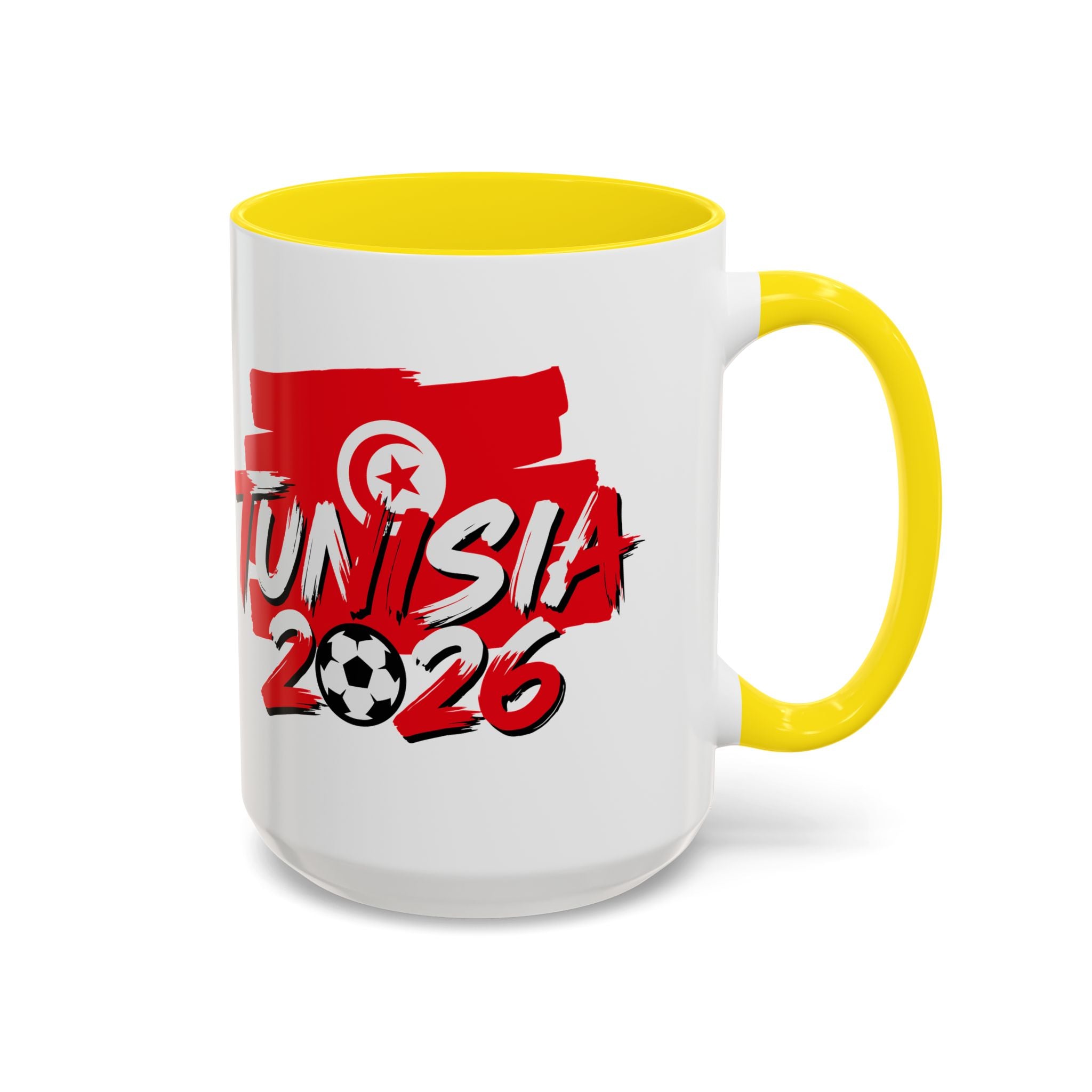 Tunisia 2026 Soccer Logo Mug | World Cup Fan Coffee Mug, Soccer World Cup 2026, Gift for Dad