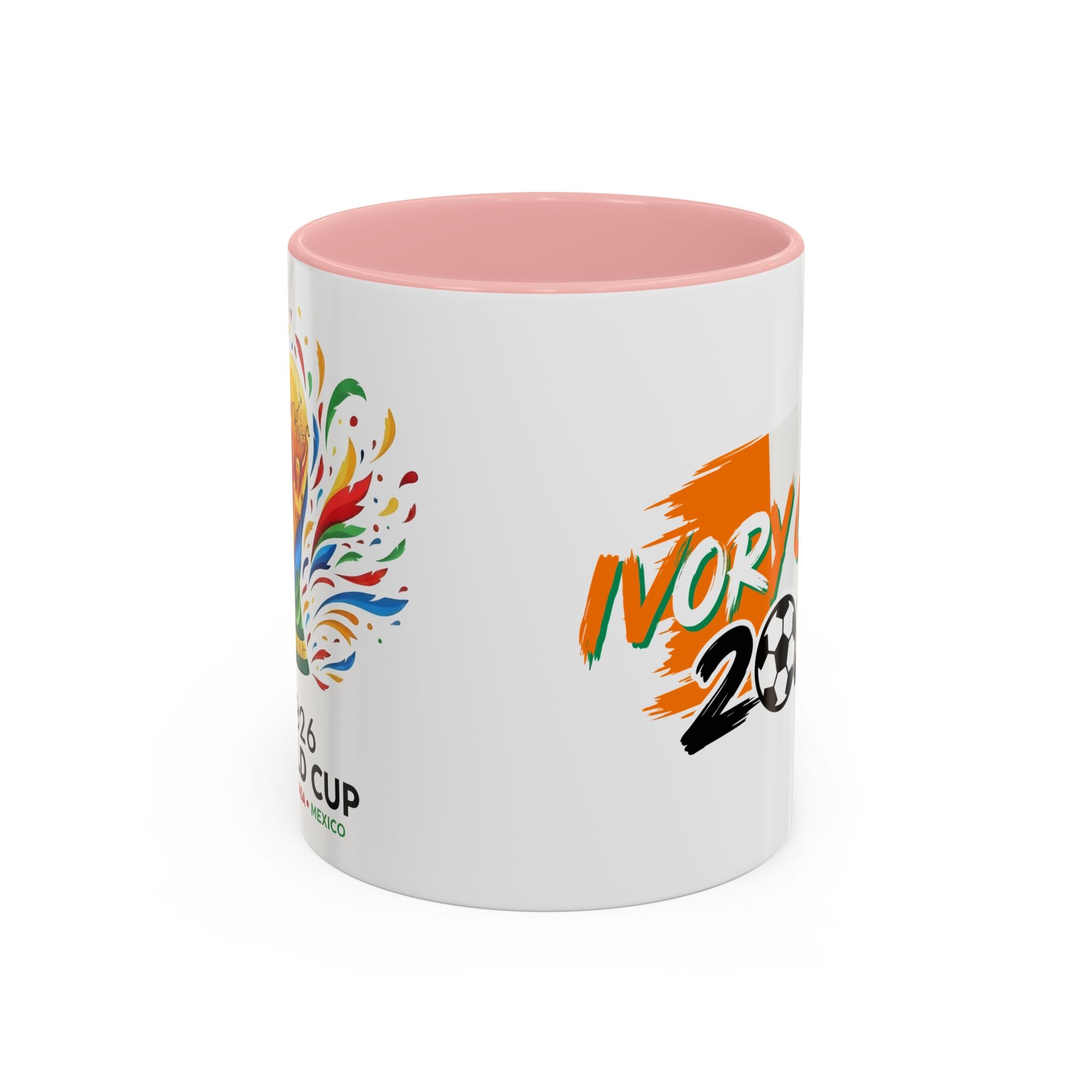 Ivory Coast 2026 Soccer Logo Mug | Accent Coffee Mug 11oz 15oz,Soccer World Cup 2026, Gifts for Dad