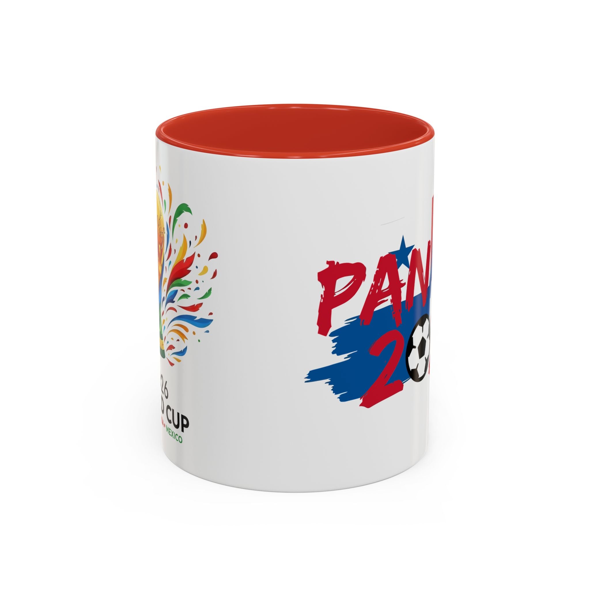 Panama 2026 Soccer Logo Accent Mug | 11oz 15oz, World Cup 2026, Gift for Dad