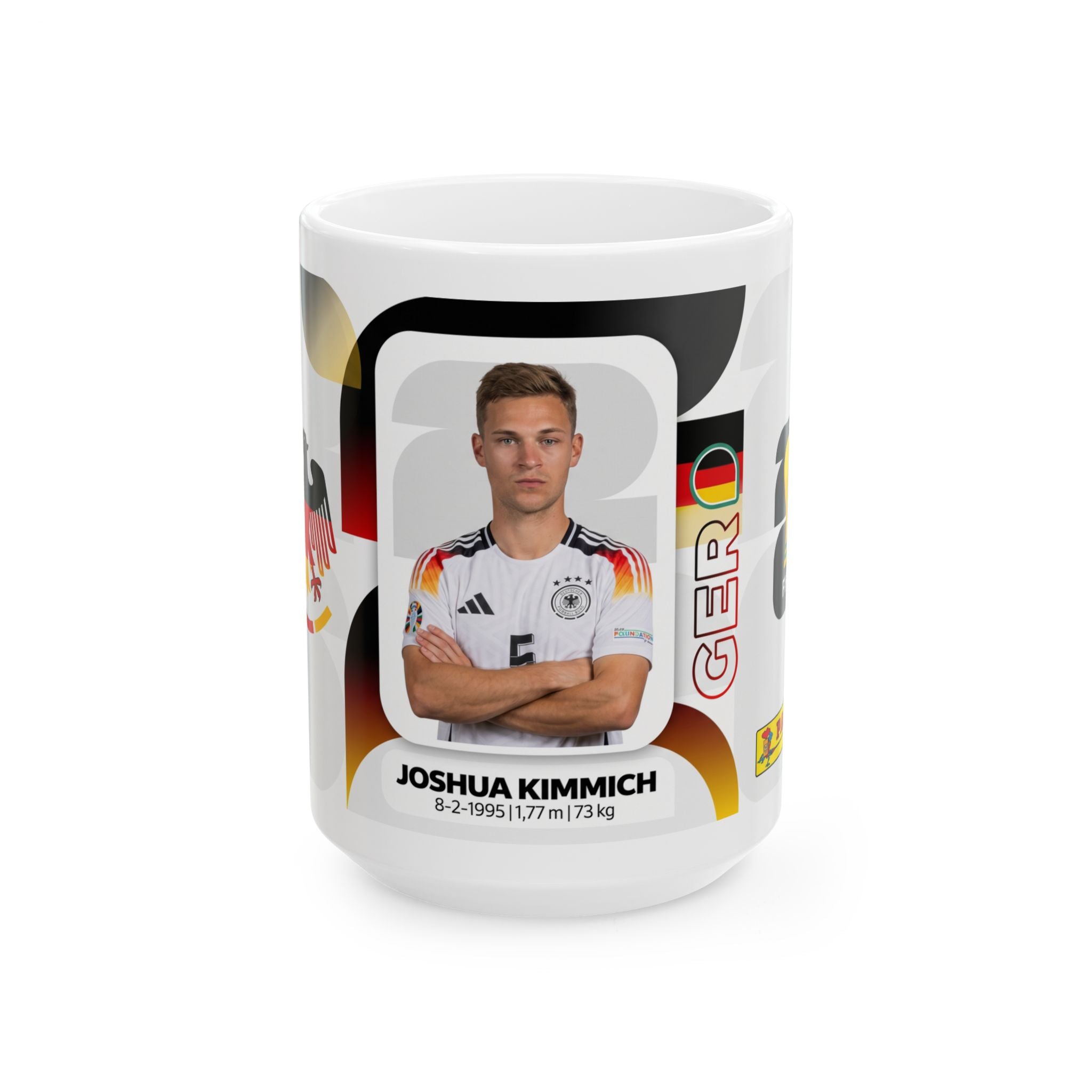 Germany Soccer Player Joshua Kimmich Mug – Ceramic Coffee Mug (11oz/15oz), World Cup 2026 Mugs