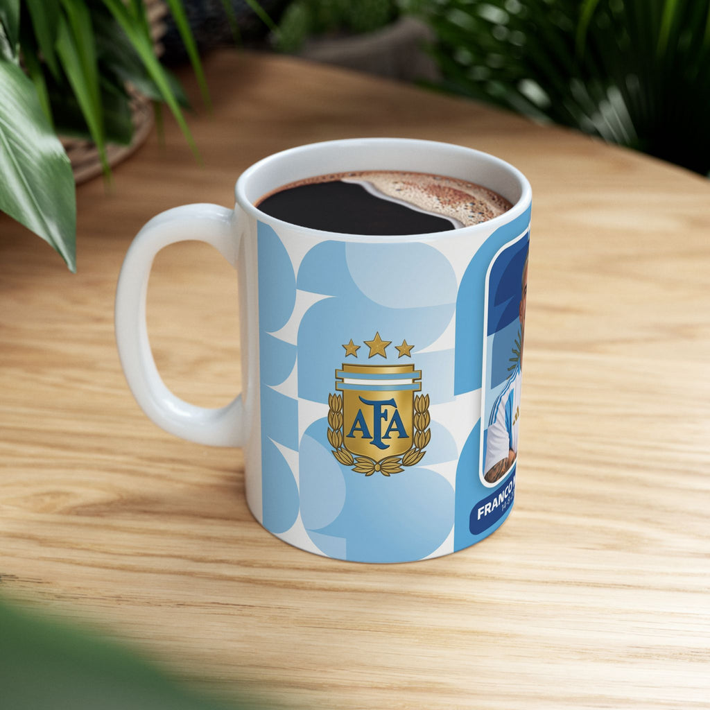 Argentina Soccer Player Franco Mastantuono' Mug — Fan Gift (11oz/15oz), World Cup 2026 Mugs