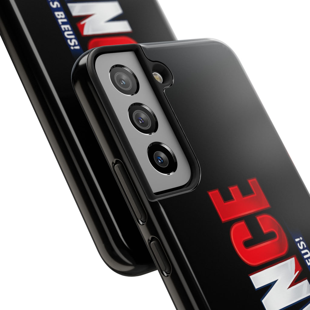 France tricolor vertical text Phone Case | Allez Les Bleus!, Cuctom Protective, Glossy Tough Cases, World Cup 2026
