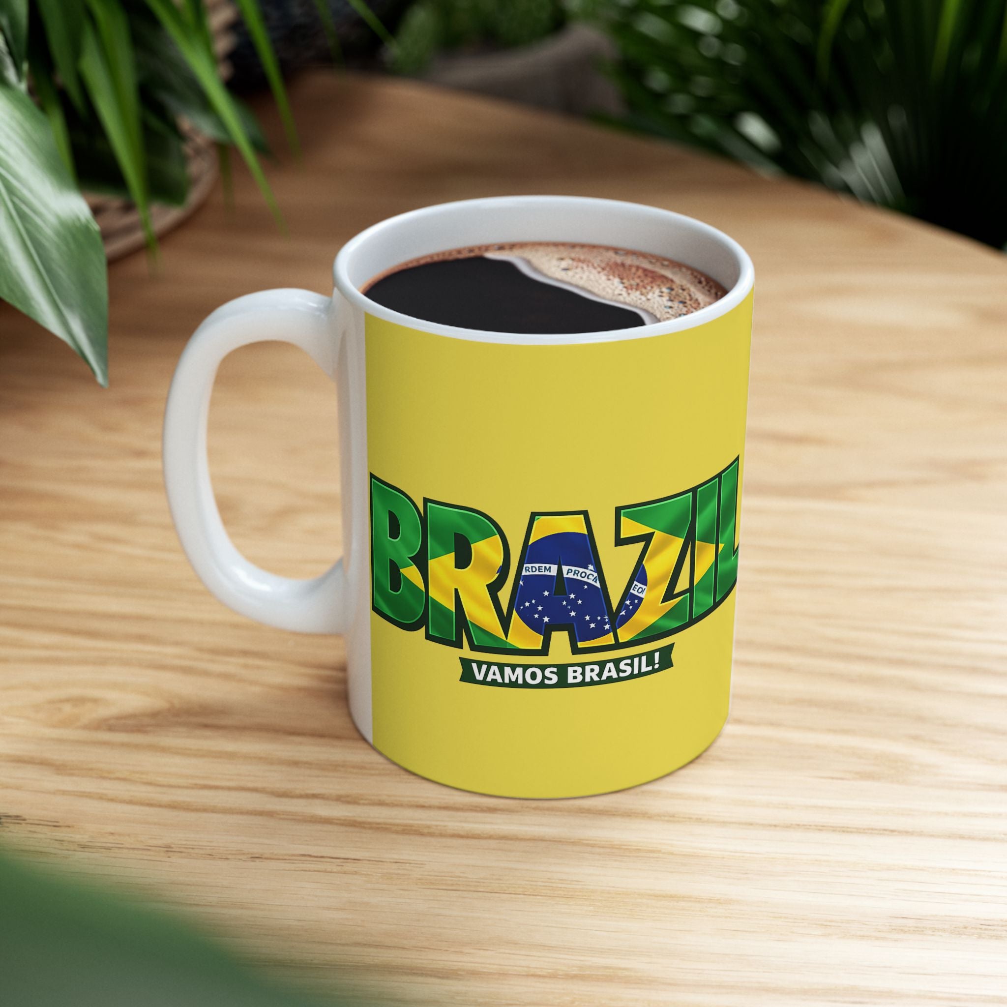 Brazil World Cup 2026 Mug | Fan Coffee Cup, Brazil Flag, Gift For Dad