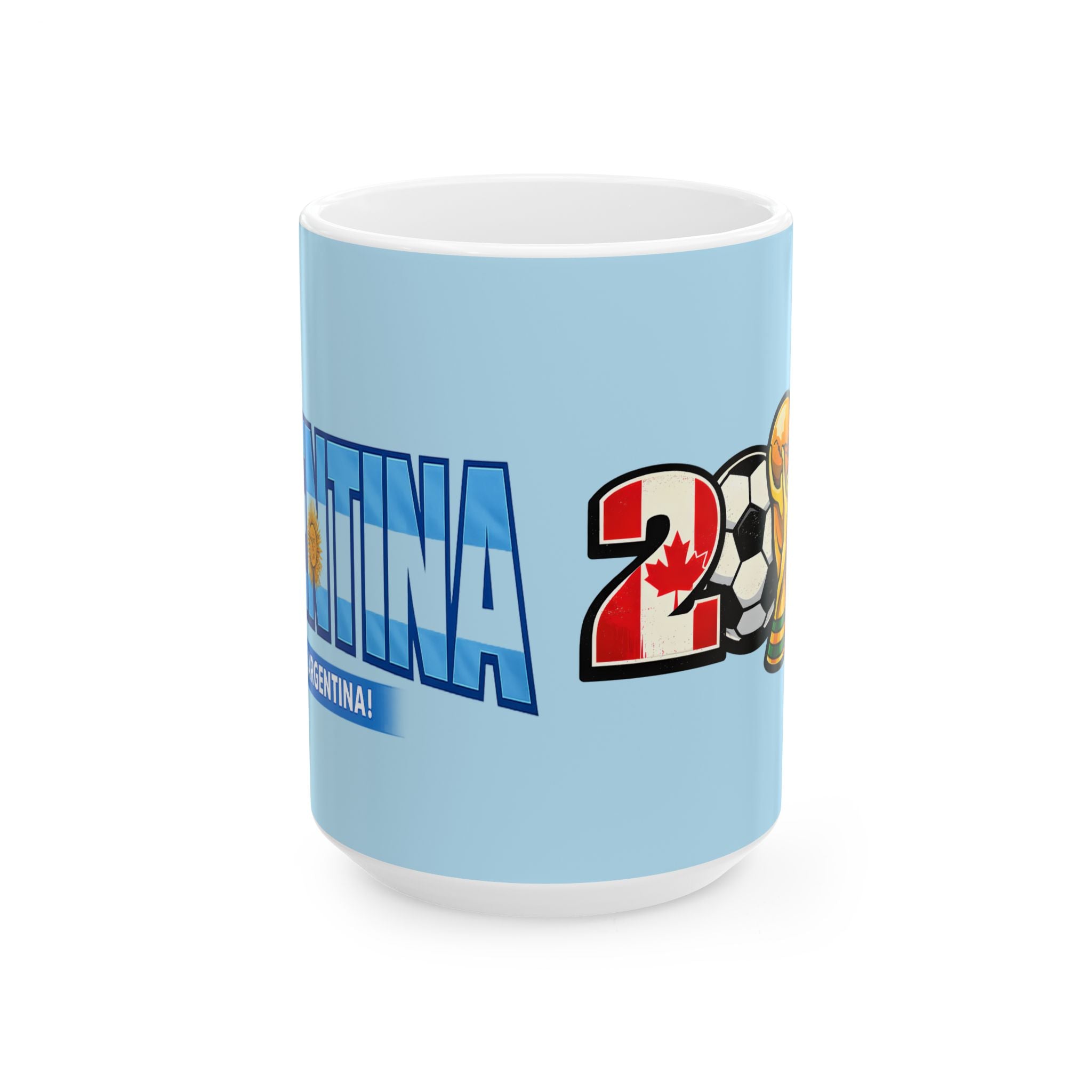 Argentina World Cup 2026 Soccer Mug | Argentina Flag, Ceramic Coffee Mug, Gift For Dad