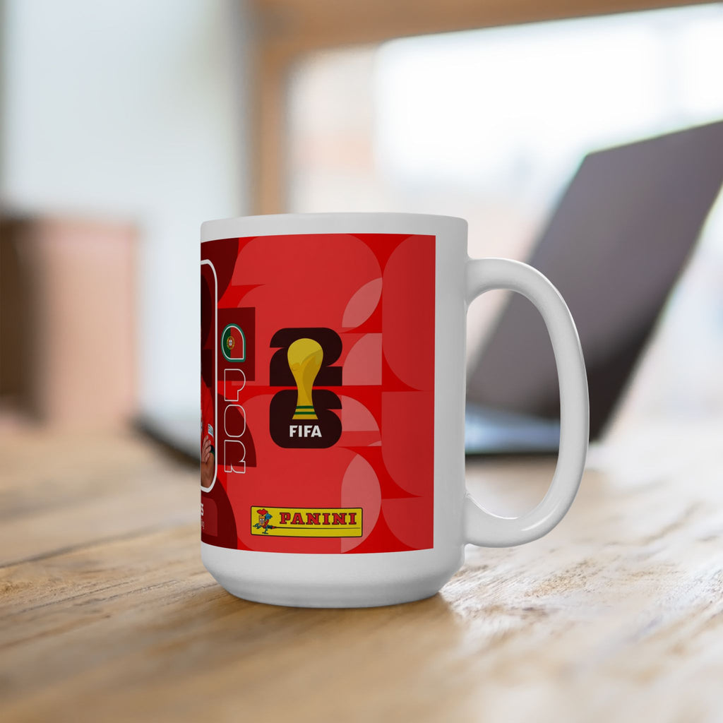 Portugal Soccer Player João Neves Mug, Ceramic Coffee Cup (11oz/15oz), World Cup 2026 Mugs