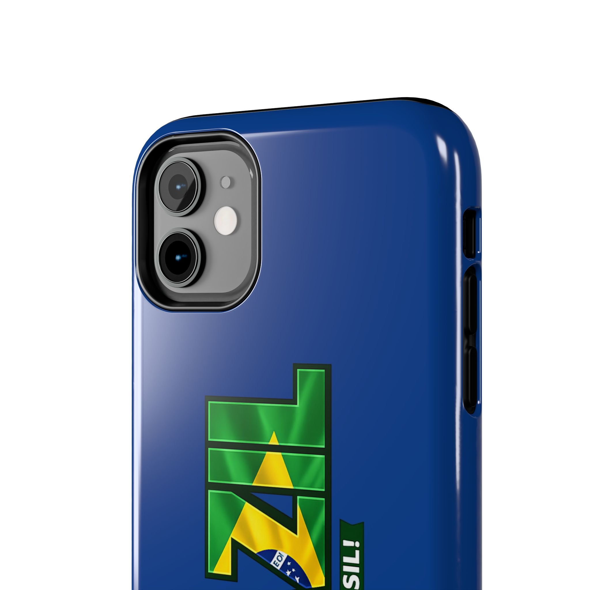Brazil Soccer Fan Phone Case, Protective, Glossy, World Cup 2026, Tough Cases, Custom Phone Cases