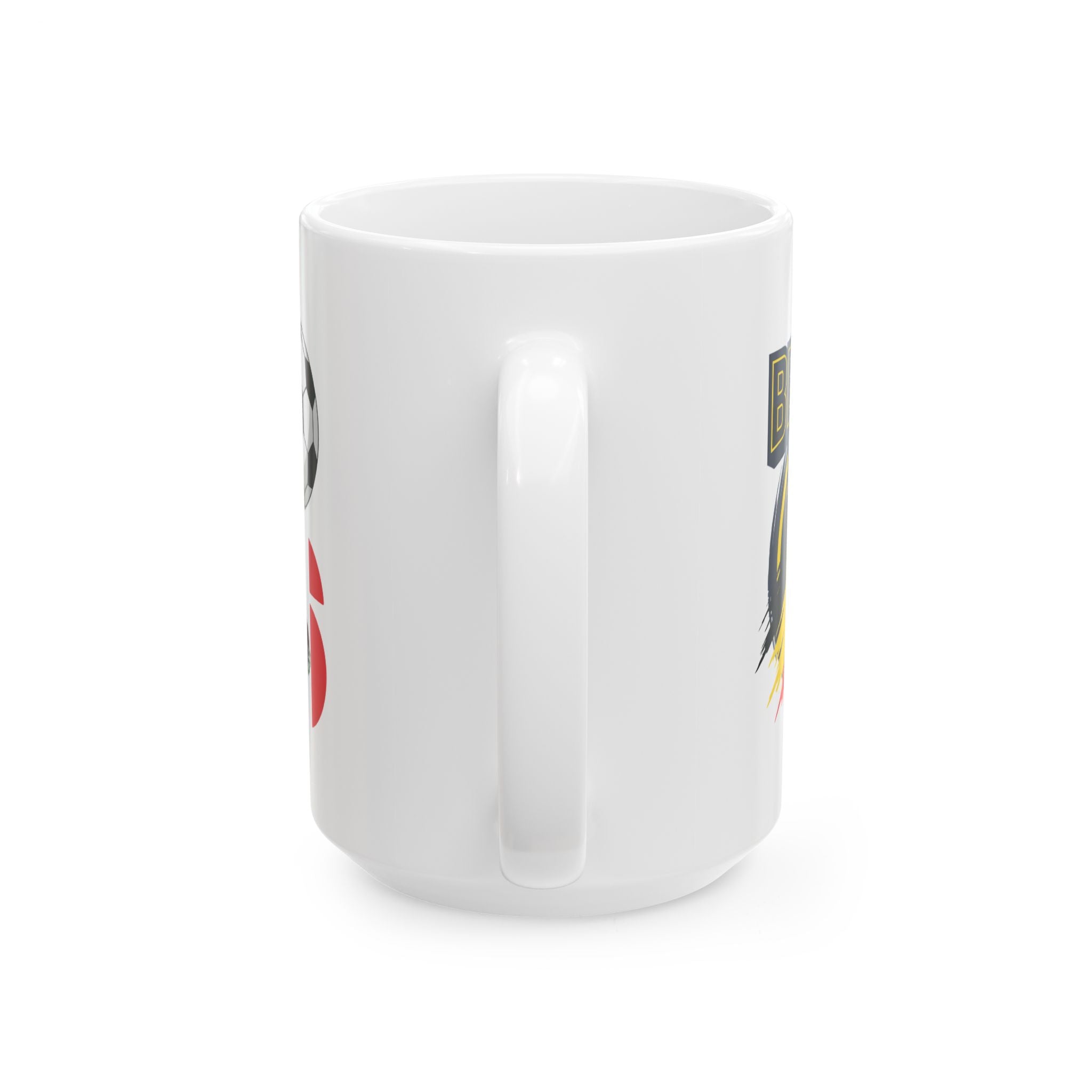 Belgium soccer fan mug, World Cup 2026 ceramic coffee cup, 11oz 15oz sizes
