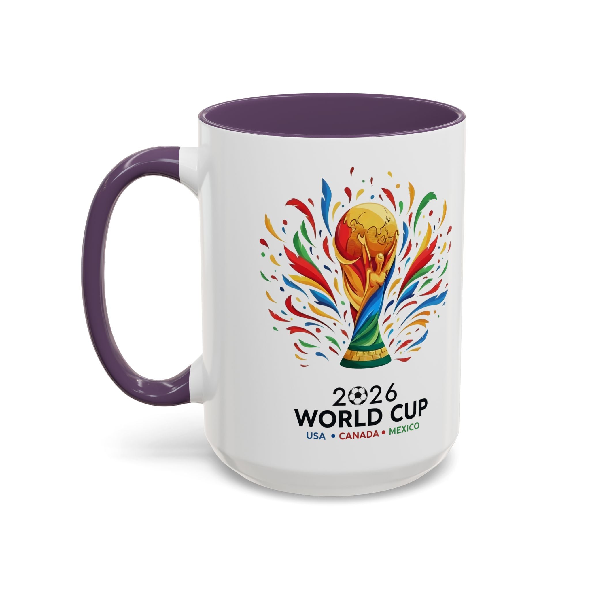 Jordan 2026 Soccer Logo Mug | Accent Coffee Mug 11oz 15oz, World Cup 2026, Gift for Dad