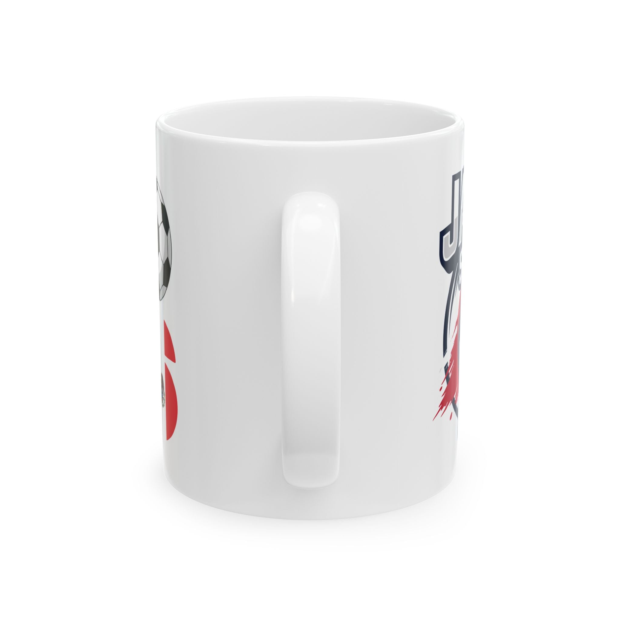 Japan Soccer Flag Mug | Soccer Ball, World Cup 2026 Coffee Mugs, Gift For Dad,