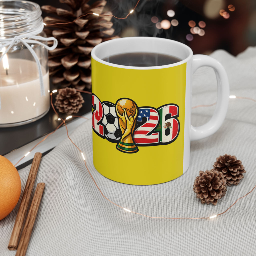 Colombia World Cup 2026 Soccer Mug, Ceramic Mug, Colombia Flag, Gift For Dad