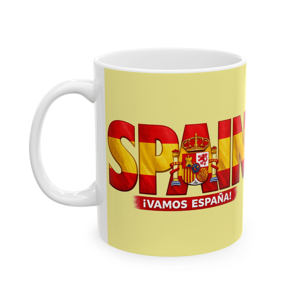 Spain World Cup 2026 Mug, Ceramic Coffee Cup, Spain Flag, Gift For Dad