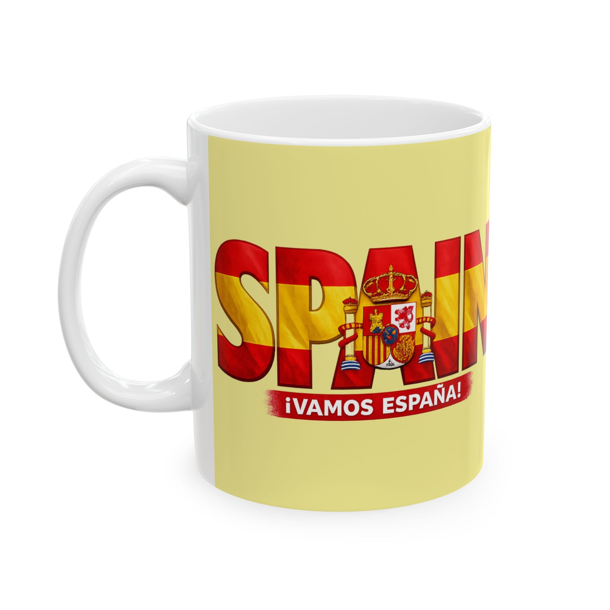 Spain World Cup 2026 Mug, Ceramic Coffee Cup, Spain Flag, Gift For Dad