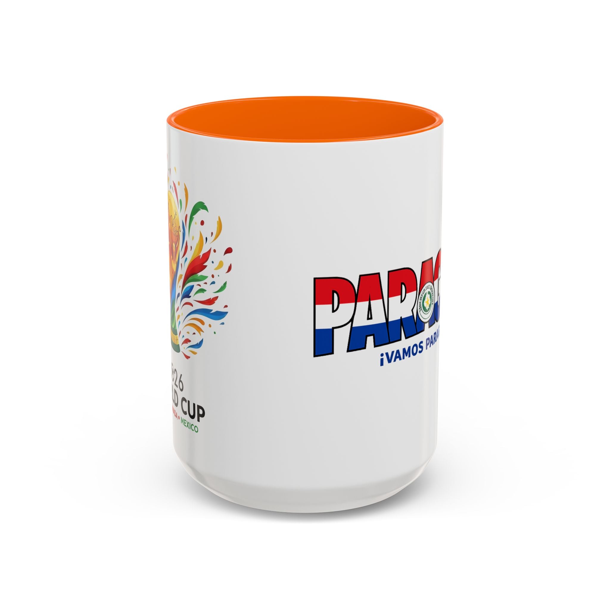 Paraguay Vamos Paraguay Mug | Accent Coffee Mug 11oz or 15oz, Soccer World Cup 2026, Gifts for Dad