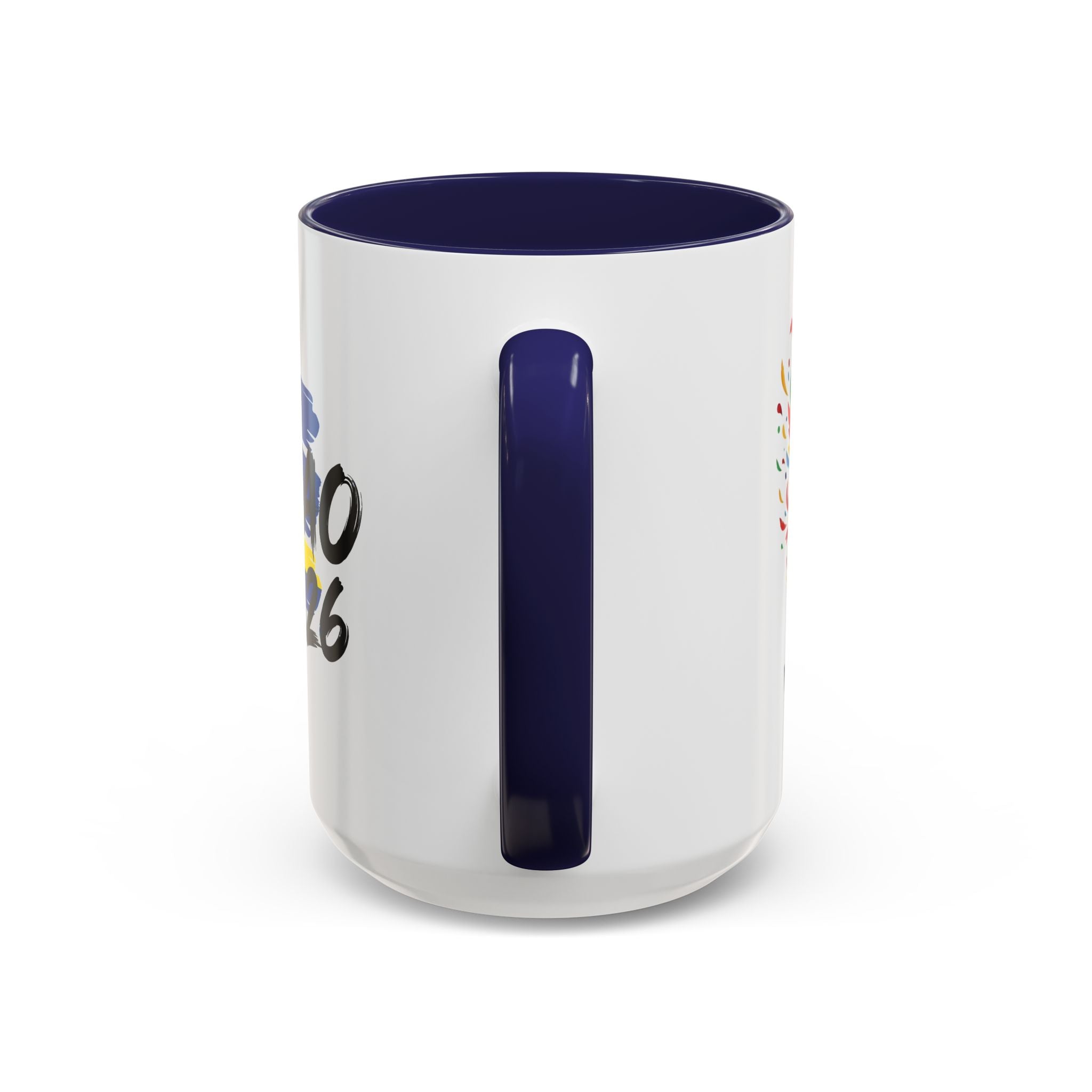 Curaçao 2026 Soccer Flag Accent Coffee Mug | 11oz 15oz,Soccer World Cup 2026, Gift For Dad