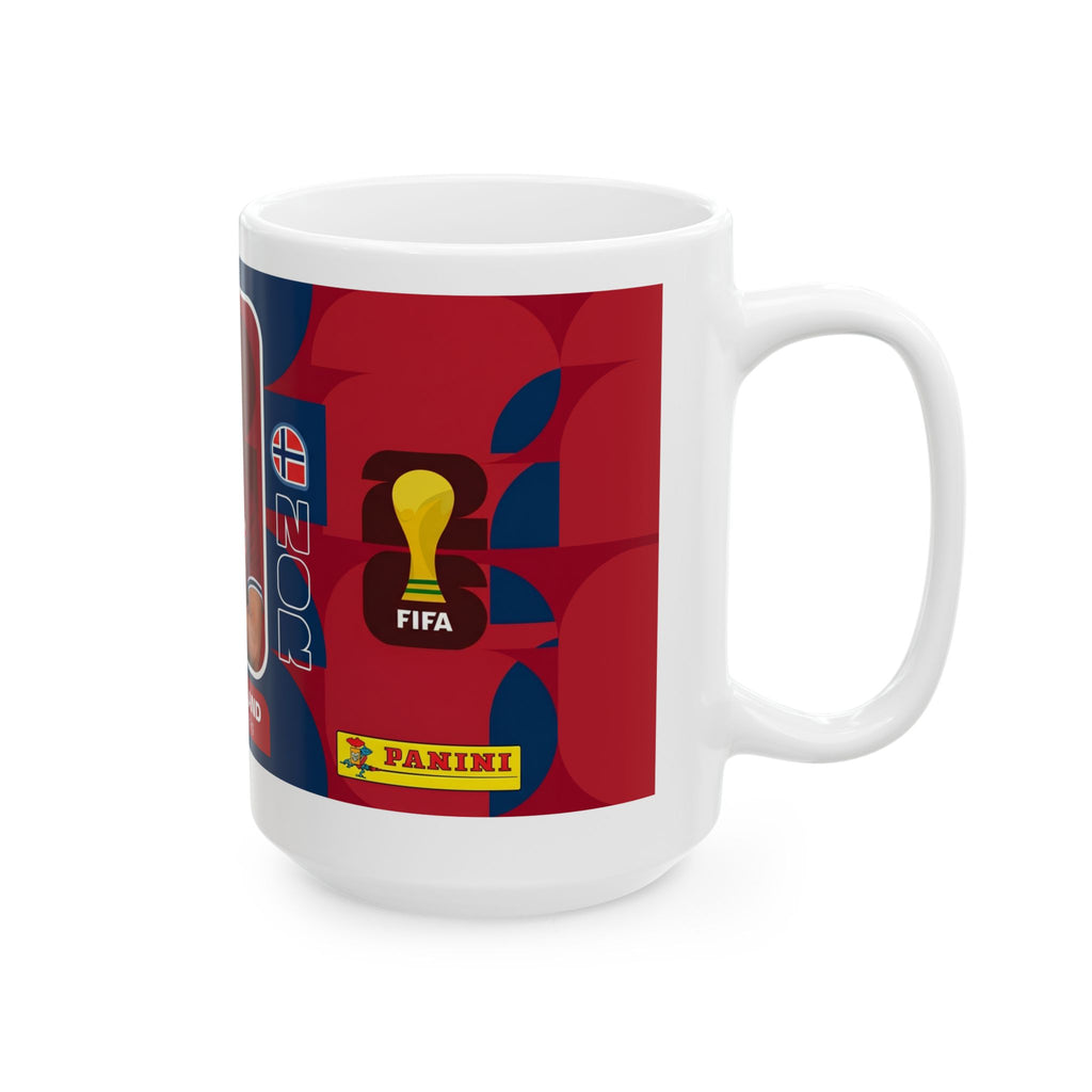 Erling Haaland Norway Soccer Mug –  Ceramic Cup (11oz/15oz), World Cup 2026 Mugs