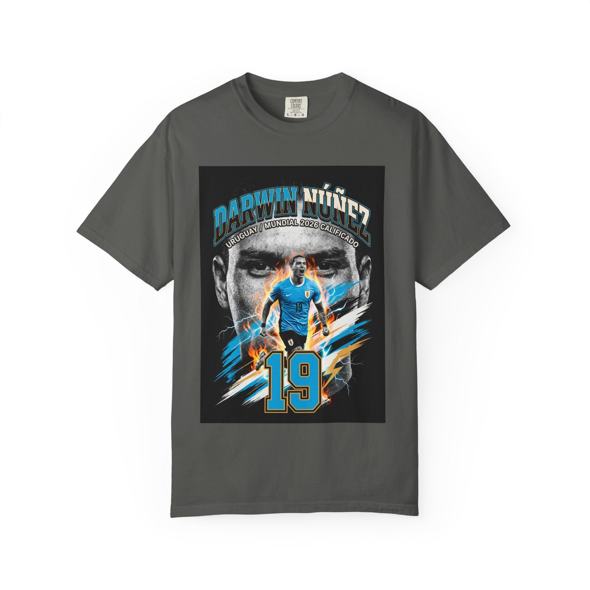 Darwin Núñez 19 Soccer Player T-Shirt | 2026 World Cup Tee, Uruguay Flag, Gift for him, Collectible