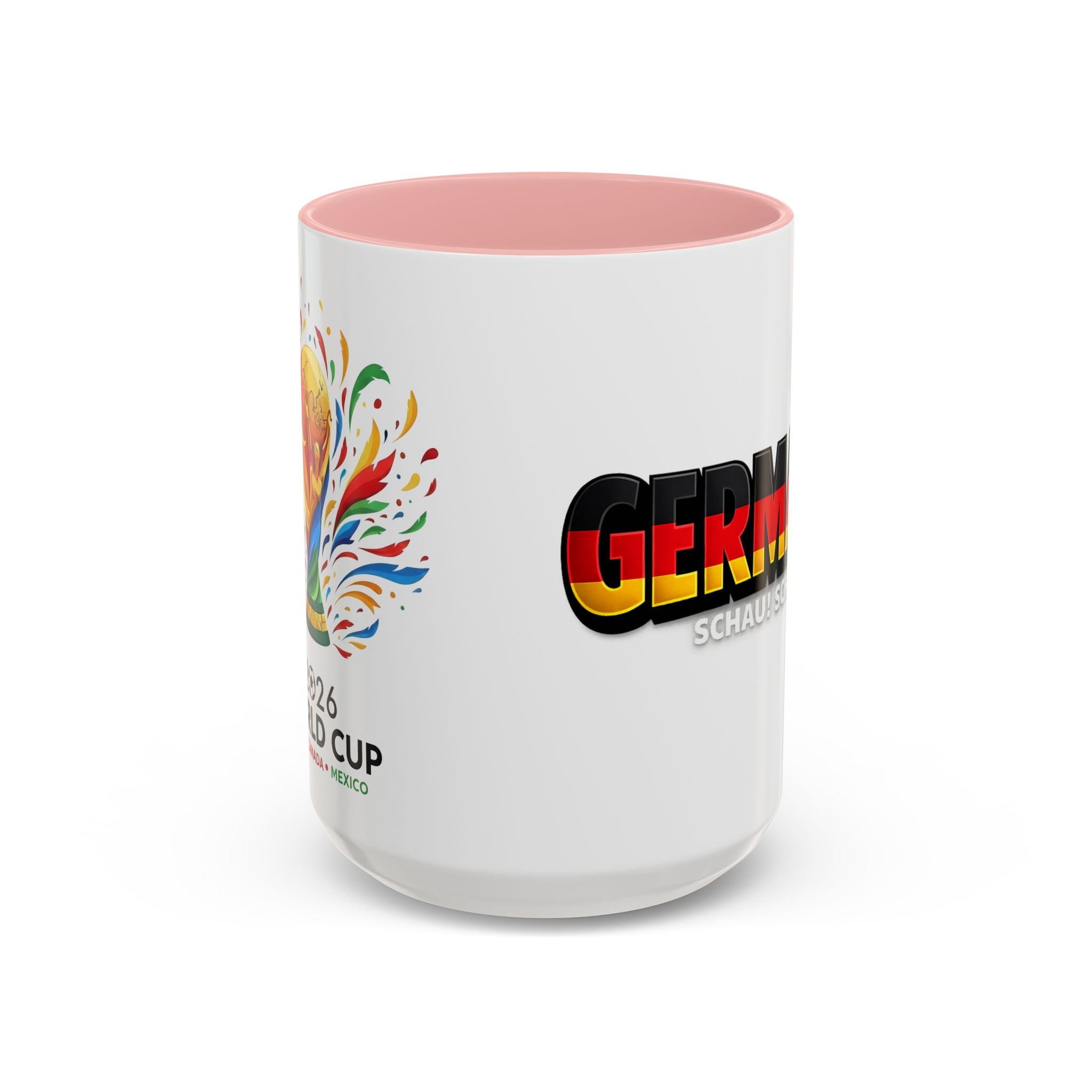 Germany flag text Mug | Accent Coffee Mug 11oz or 15oz, World Cup 2026, Gift for Dad