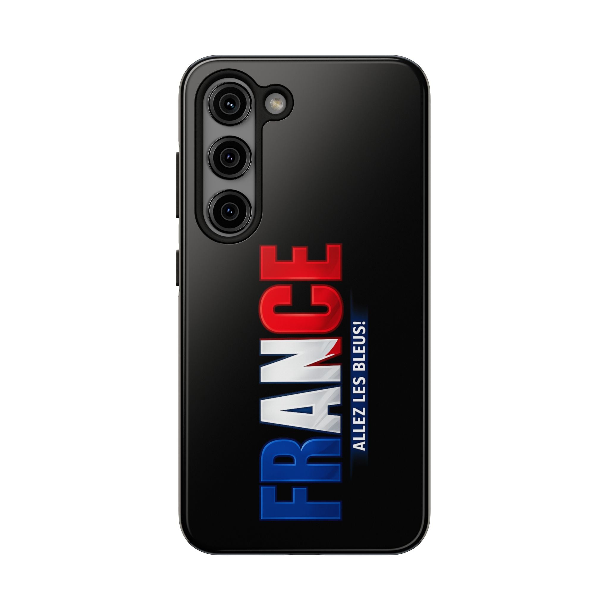 France tricolor vertical text Phone Case | Allez Les Bleus!, Cuctom Protective, Glossy Tough Cases, World Cup 2026